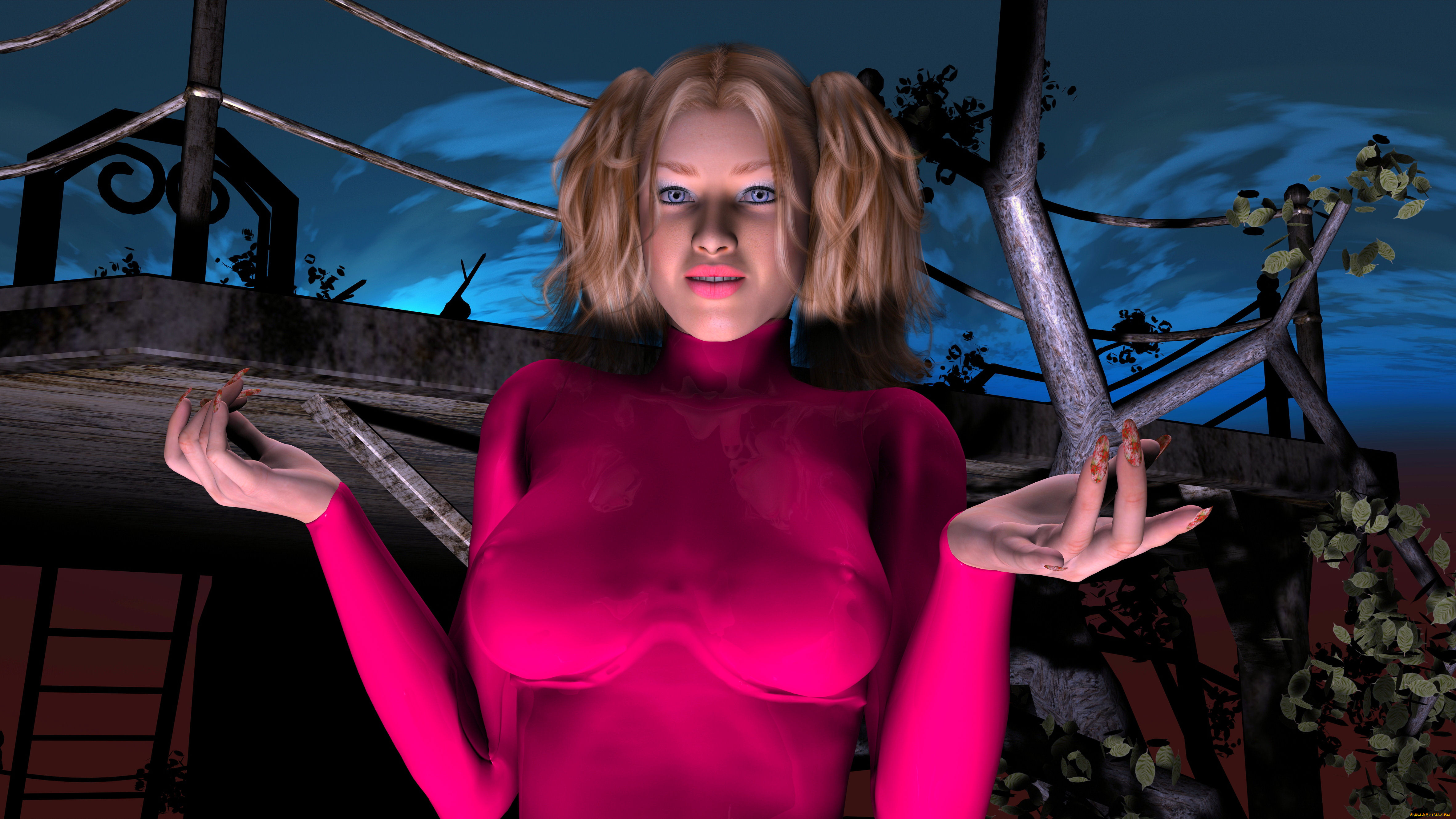 3д, графика, люди, , people, взгляд, девушка, фон