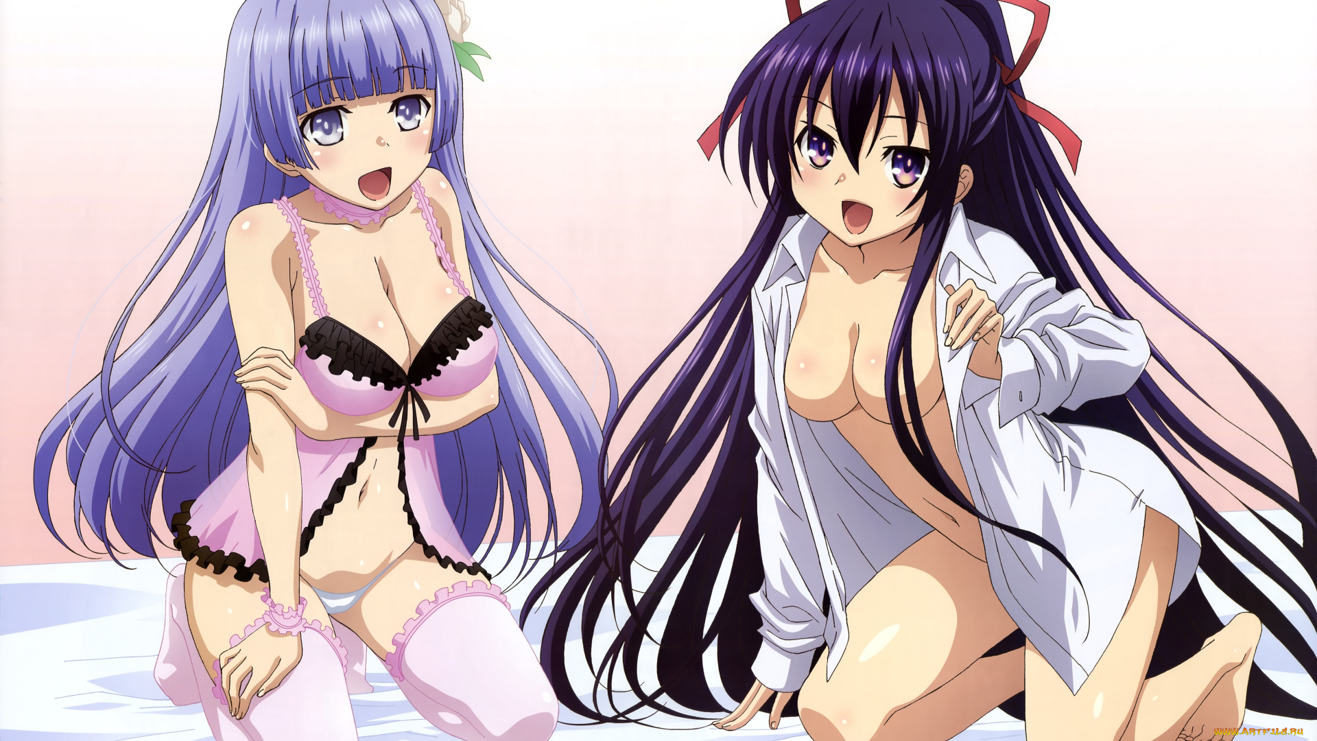 аниме, date, a, live, девушки