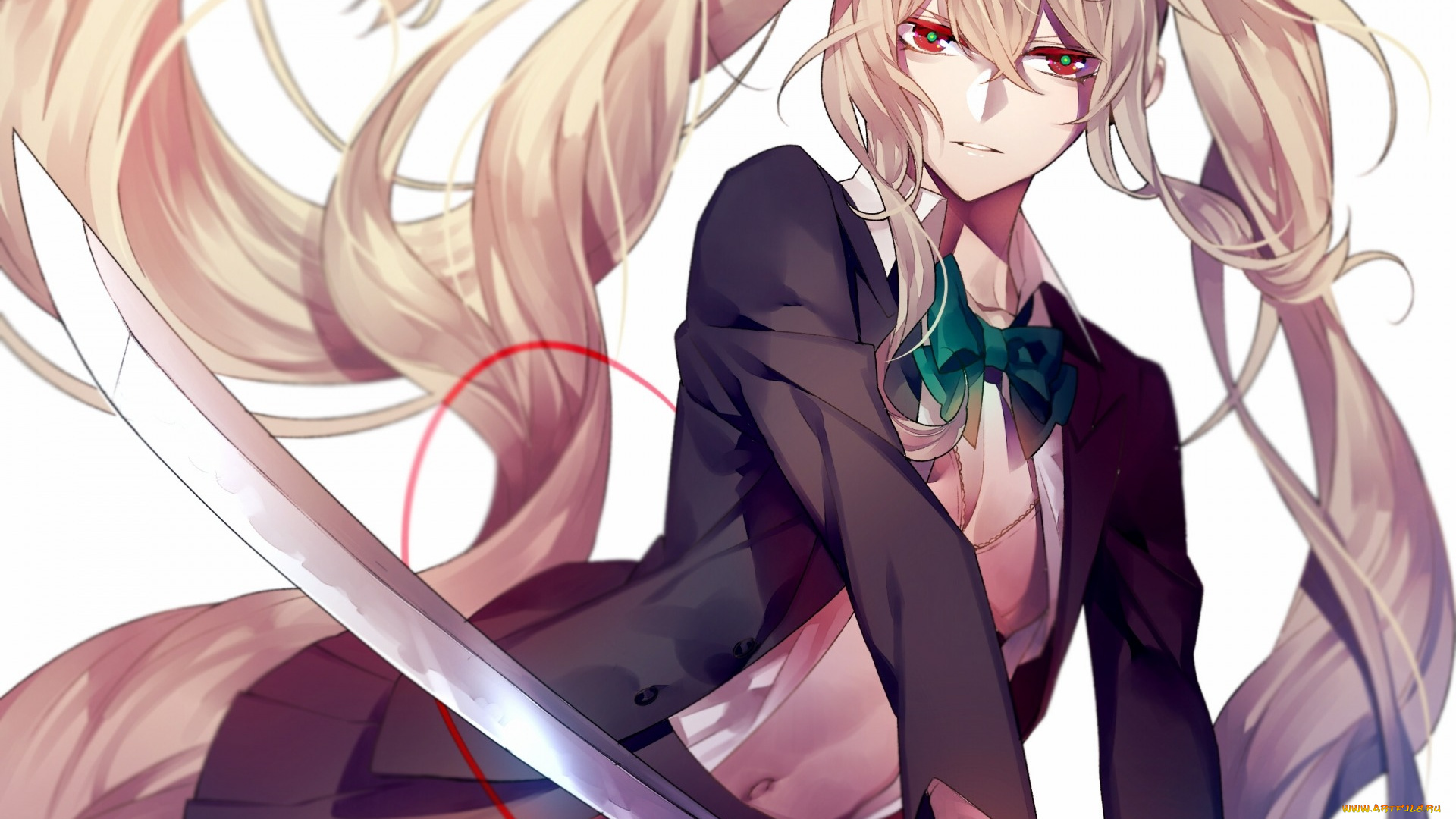 аниме, оружие, , техника, , технологии, меч, девушка