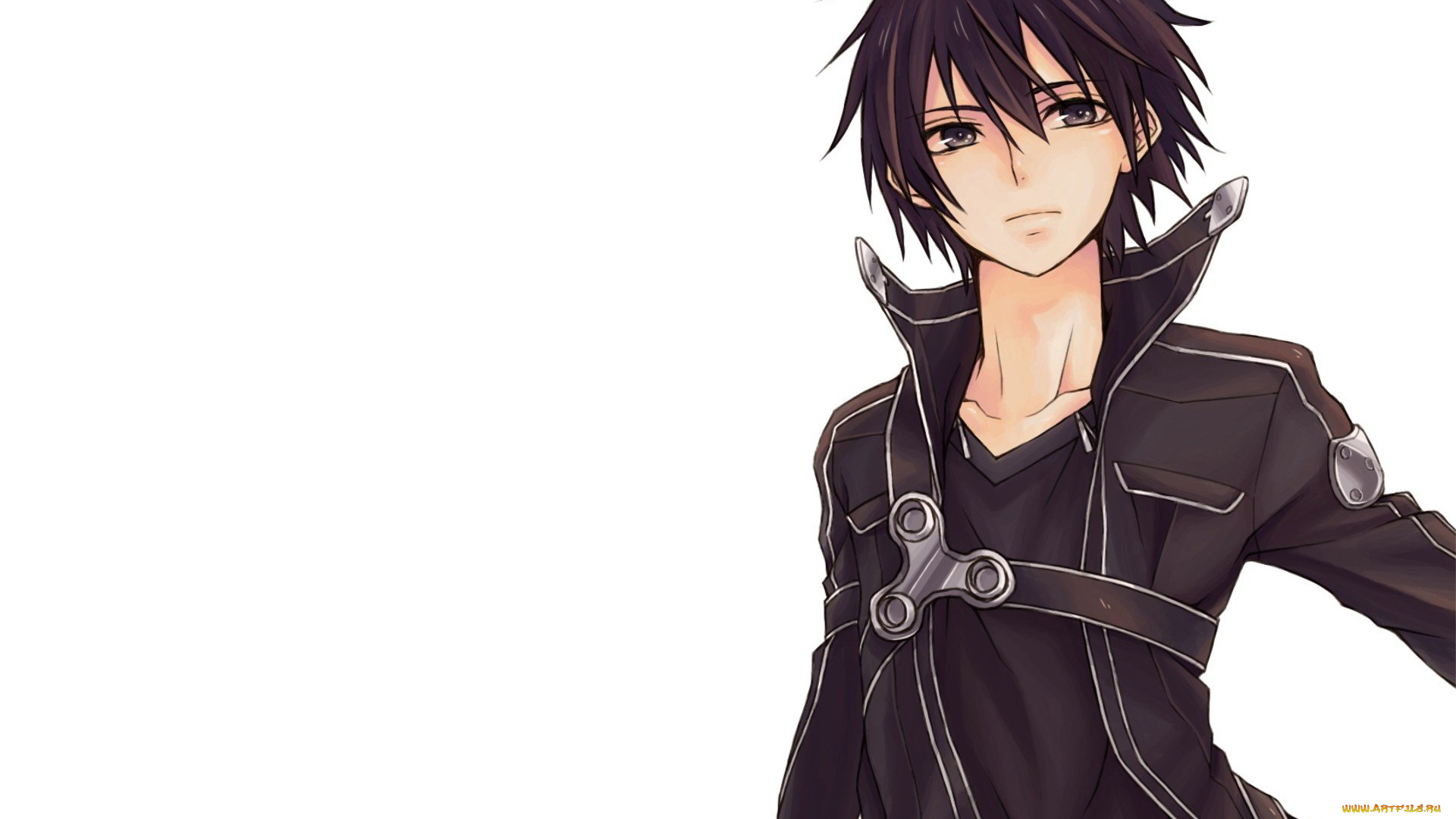 аниме, sword, art, online, кирито