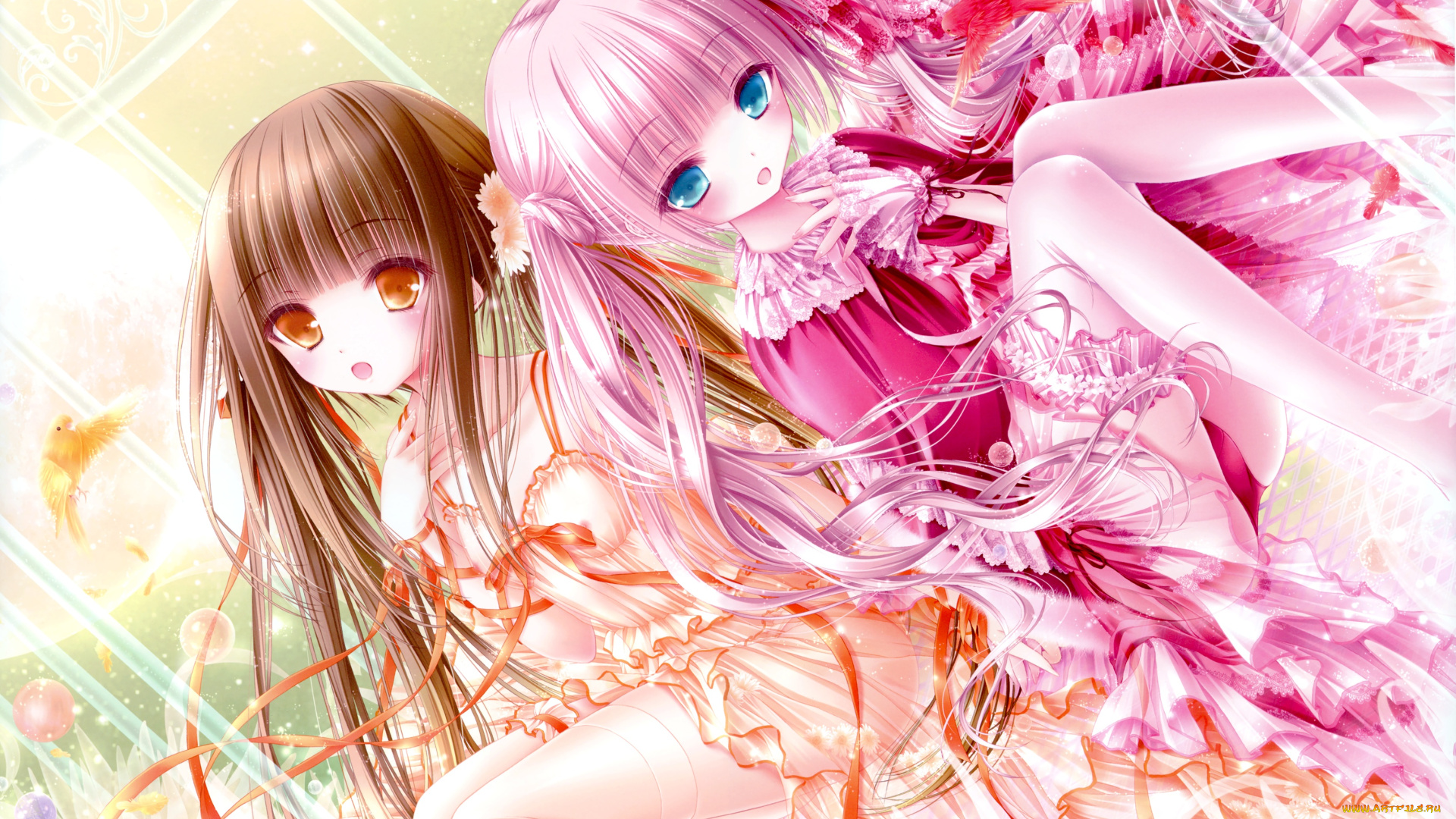 аниме, tinkerbell, , artbook, девочки