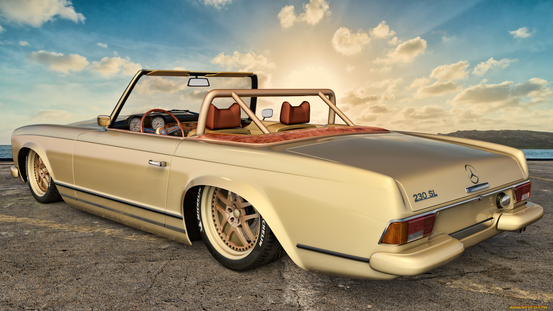 автомобили, 3д, автомобиль, фон