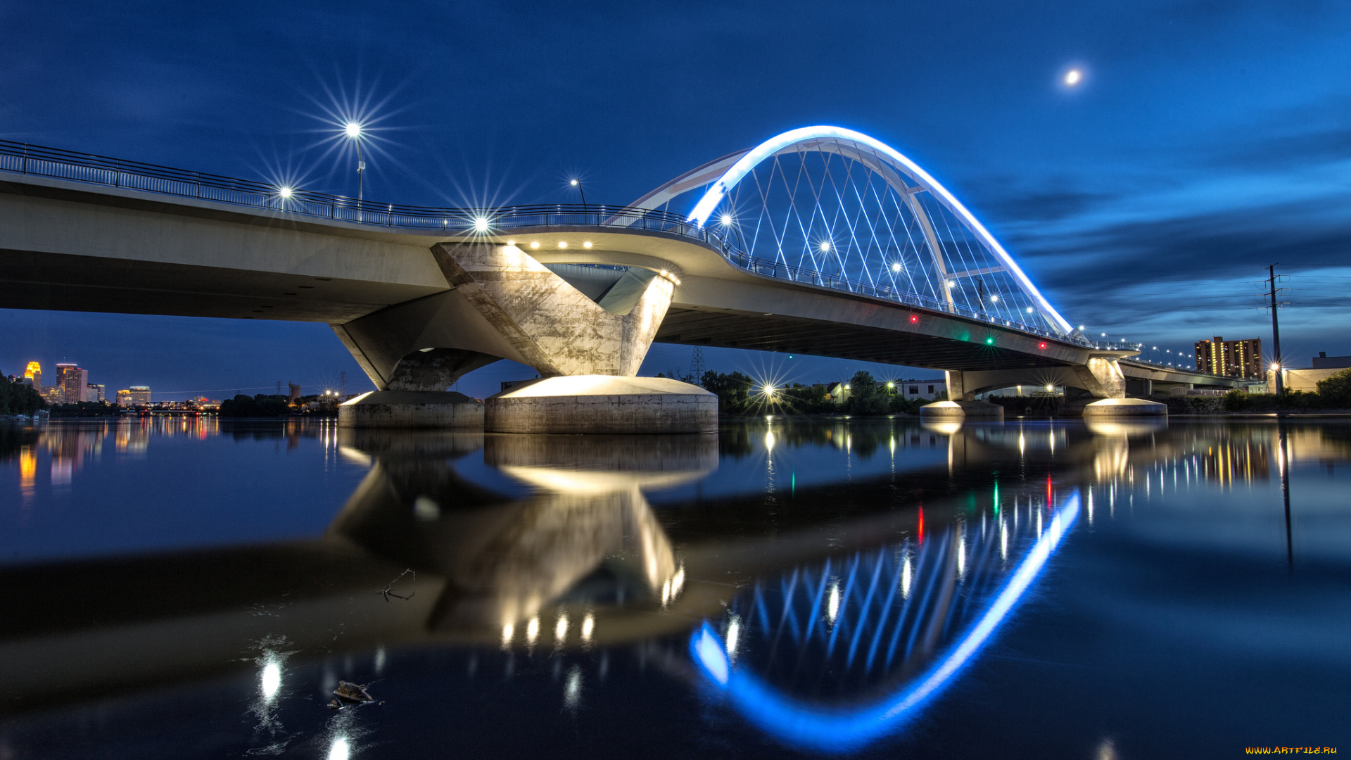 города, -, мосты, мост, река