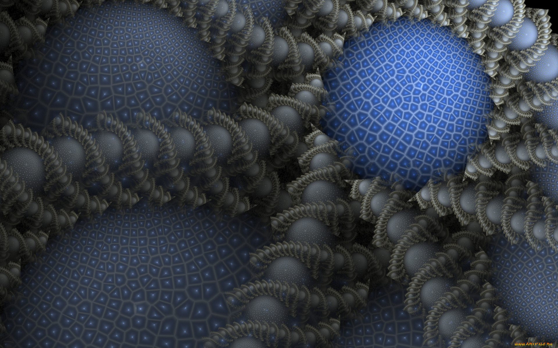 3д, графика, фракталы, , fractal, цвета, узор, фон