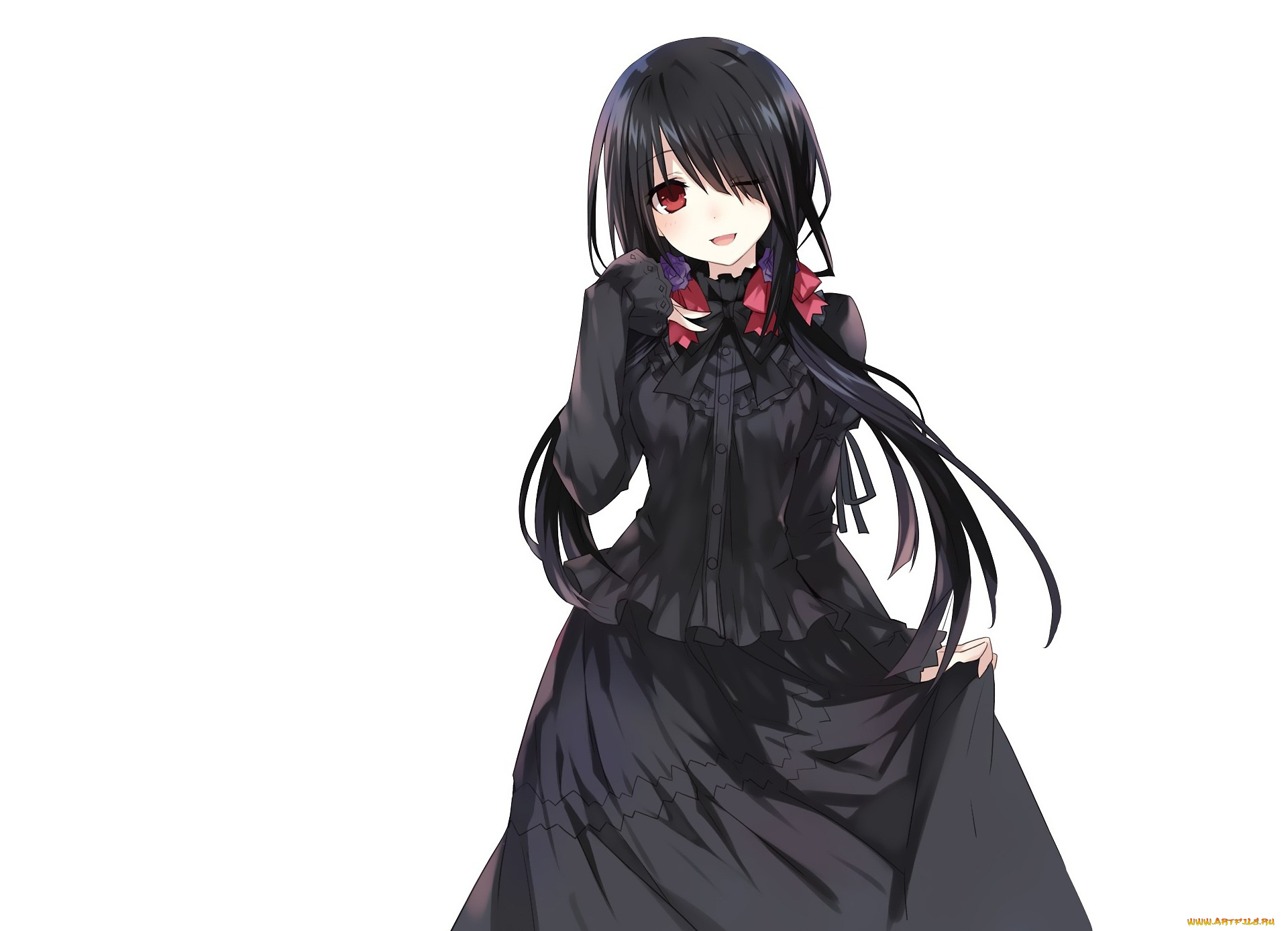 аниме, date, a, live, девушка