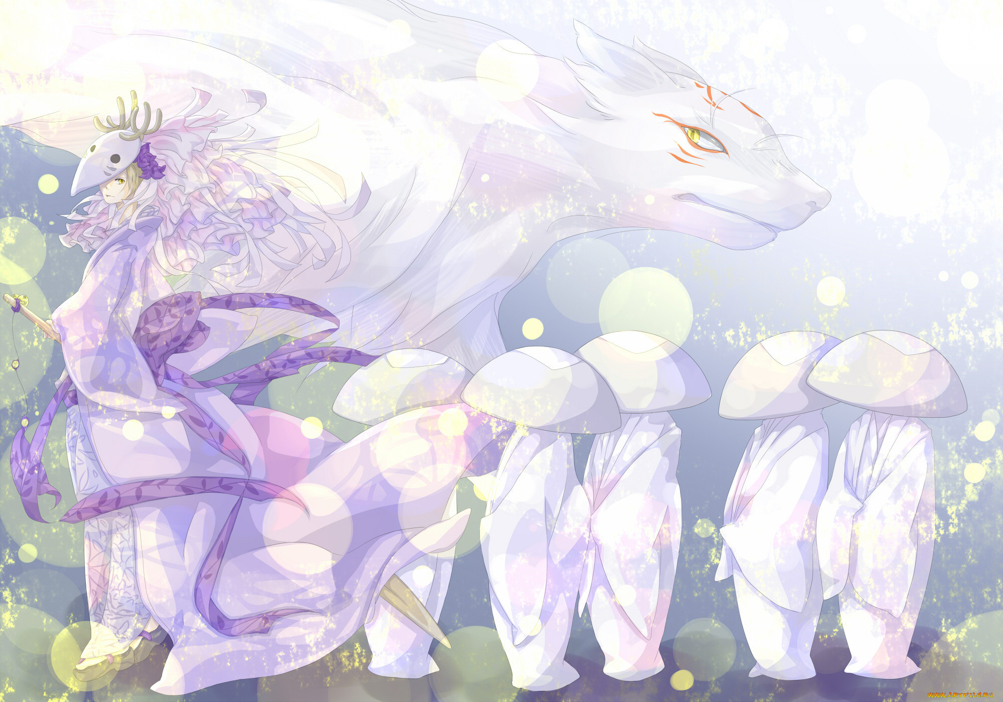 аниме, natsume, yuujinchou, тетрадь, дружбы