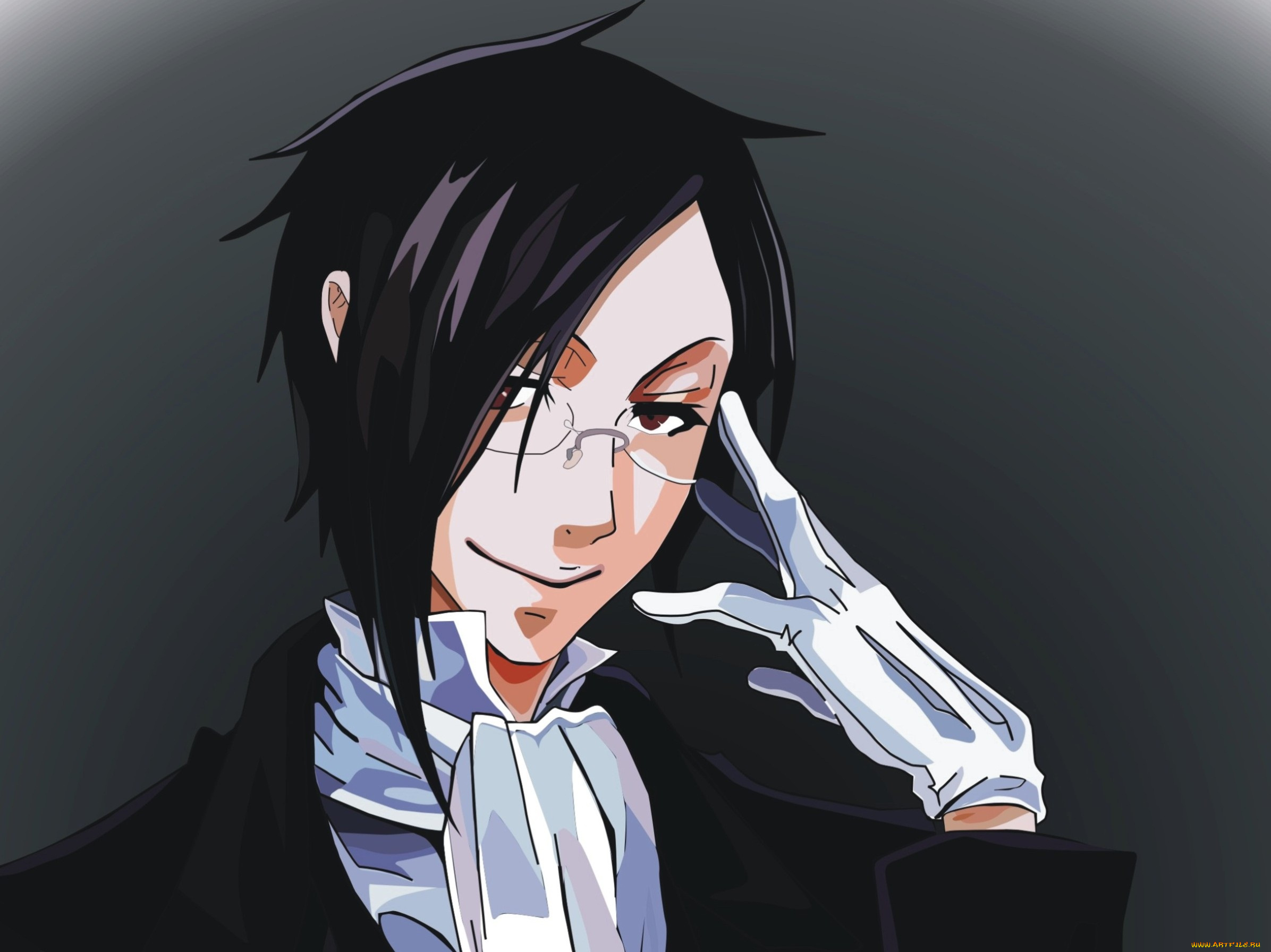 аниме, kuroshitsuji, арт, дворецкий, демон