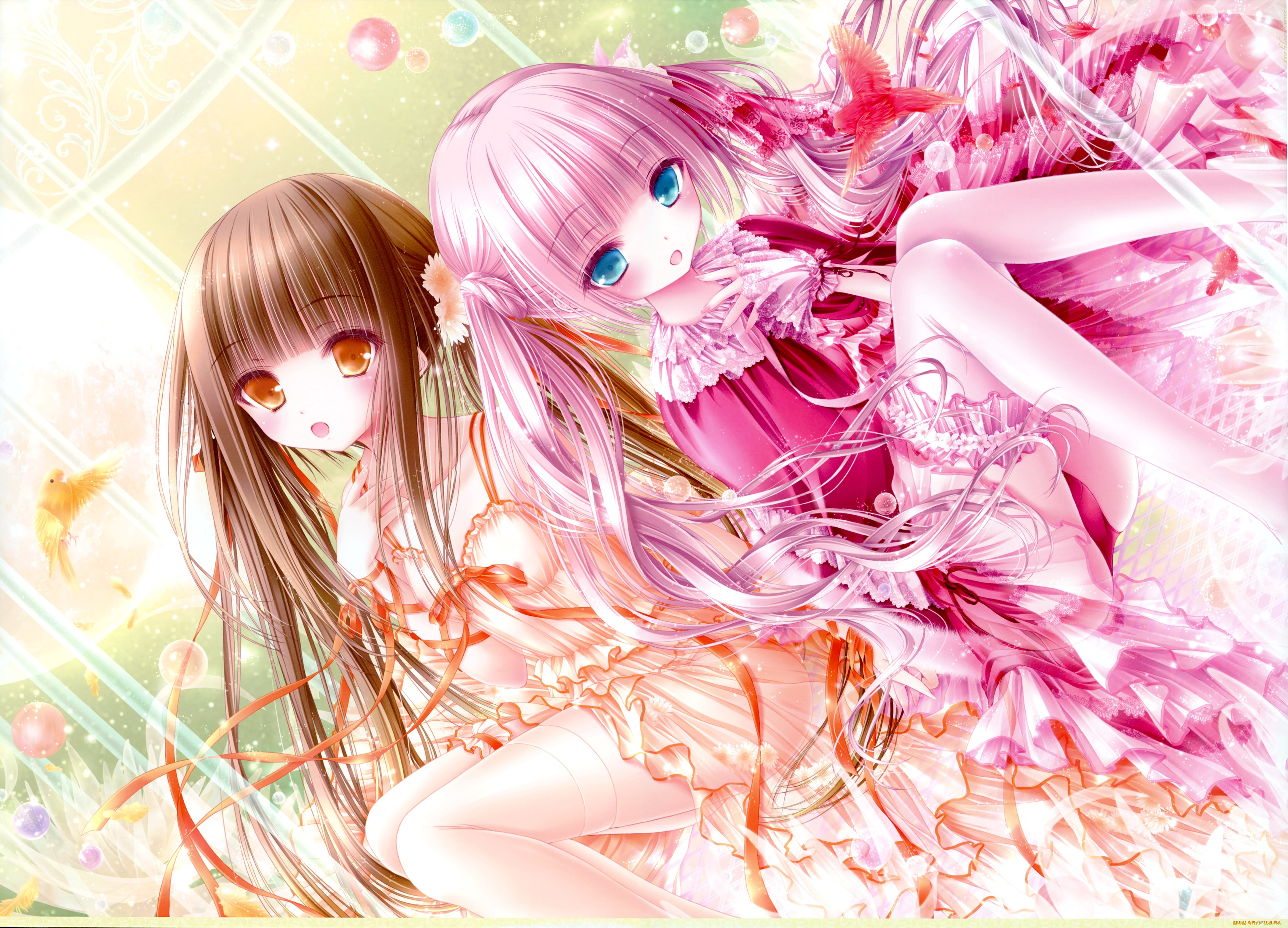 аниме, tinkerbell, , artbook, девочки