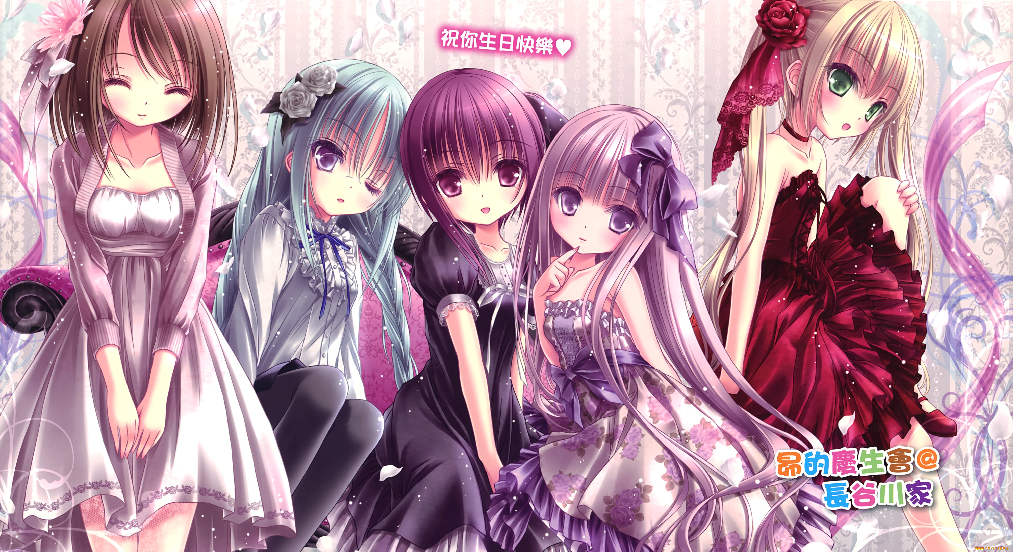 аниме, ro-kyu-bu, девочки, kashii, airi, hakamada, hinata, nagatsuka, saki, misawa, maho, minato, tomoka, арт