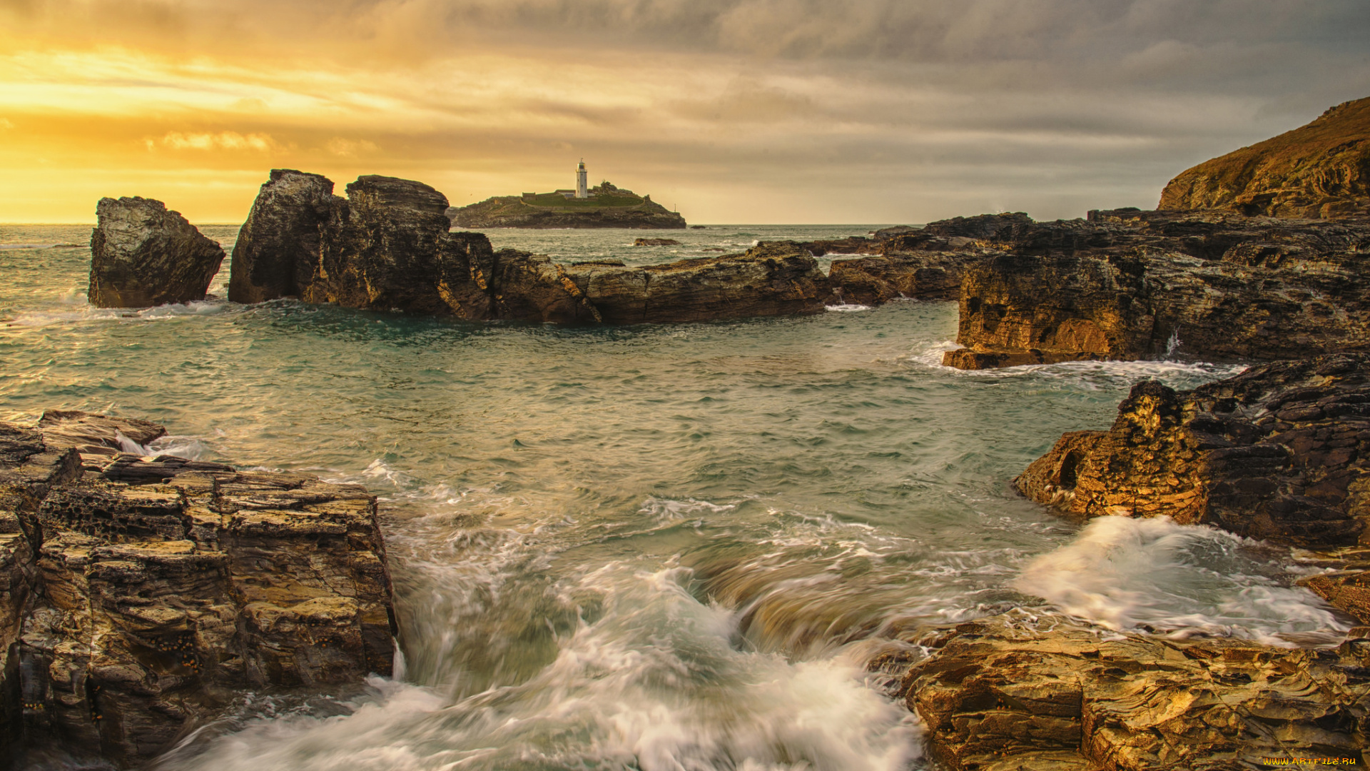 природа, маяки, берег, море