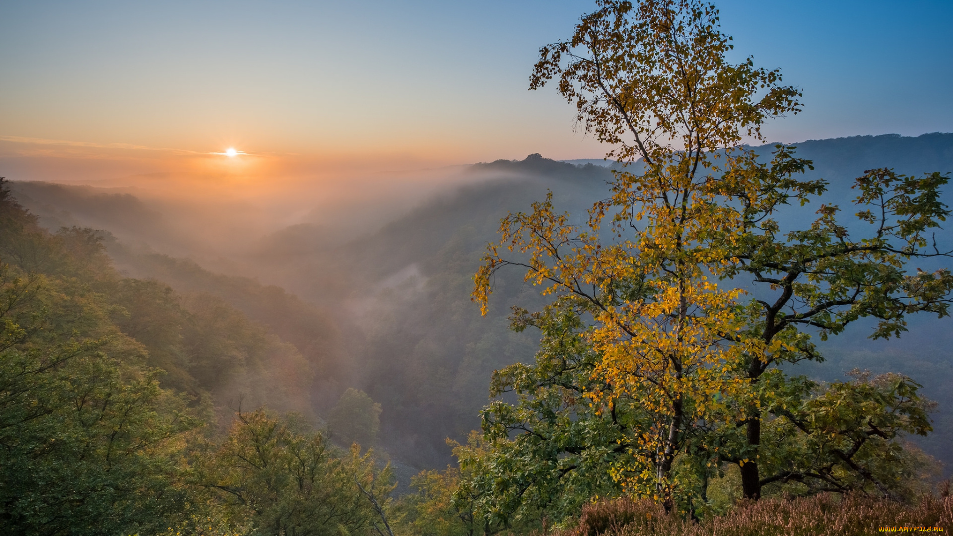 природа, восходы, закаты, рассвет