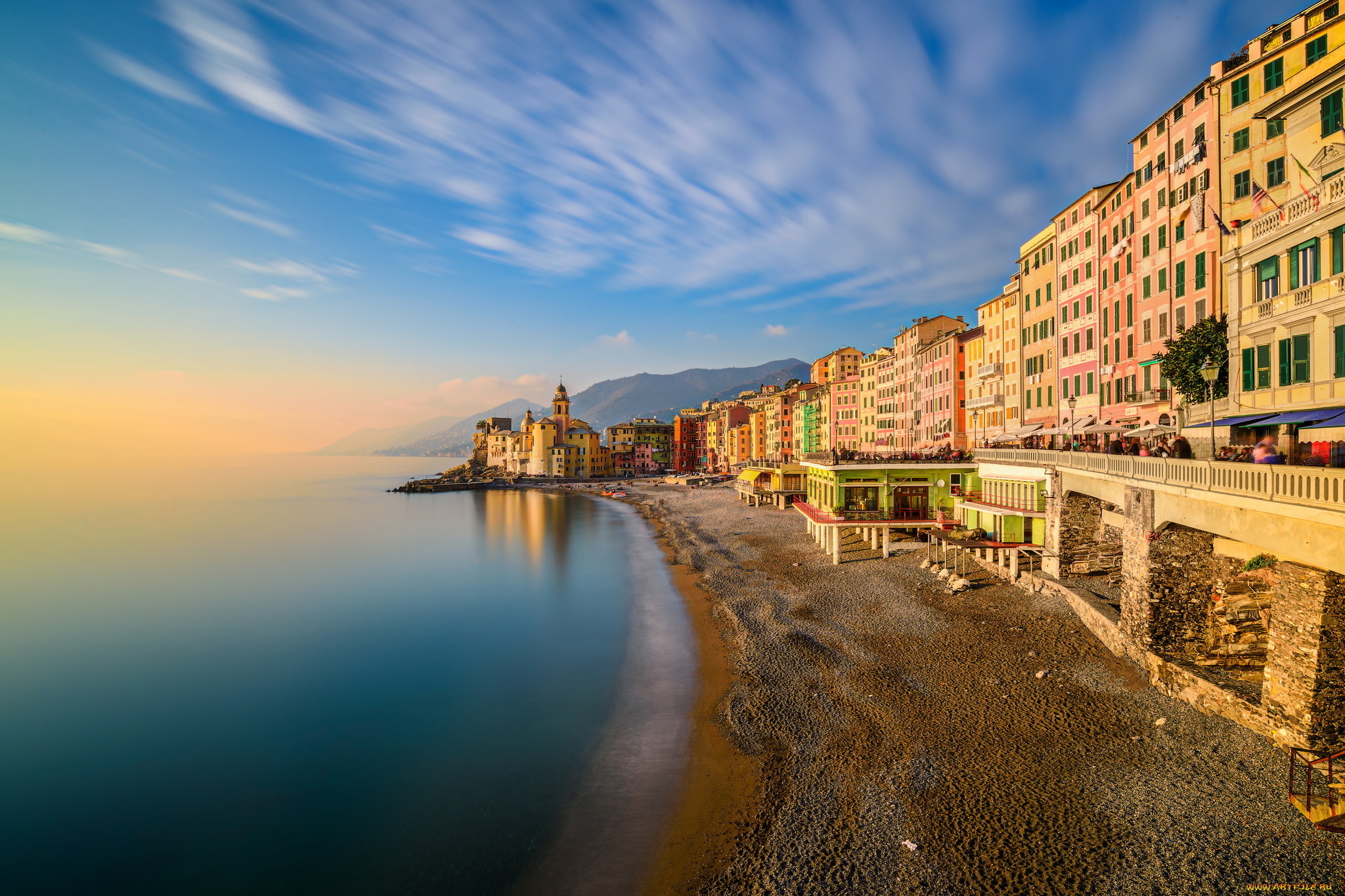 города, -, панорамы, побережье