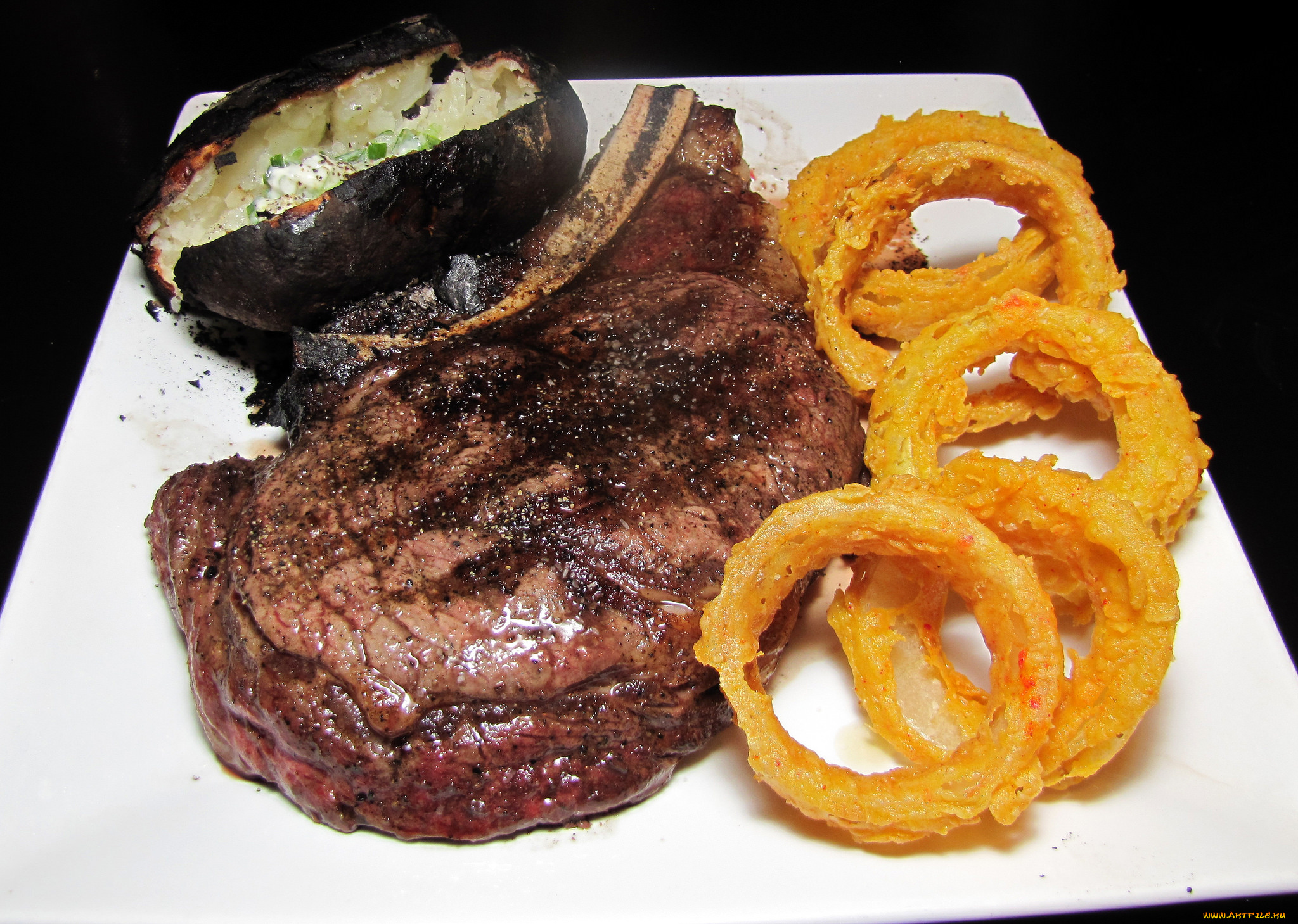 еда, мясные, блюда, стейк