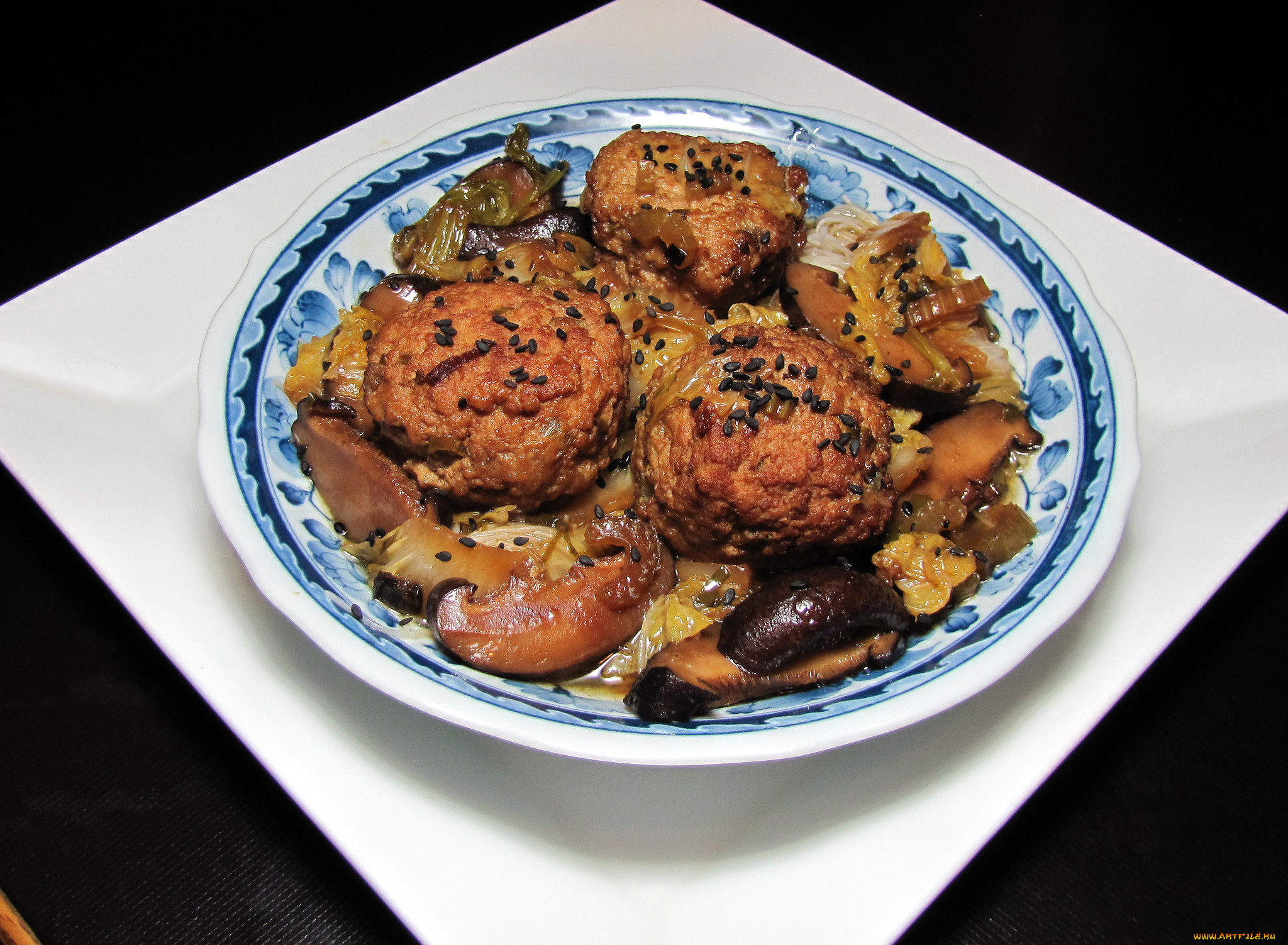 еда, мясные, блюда, тефтели