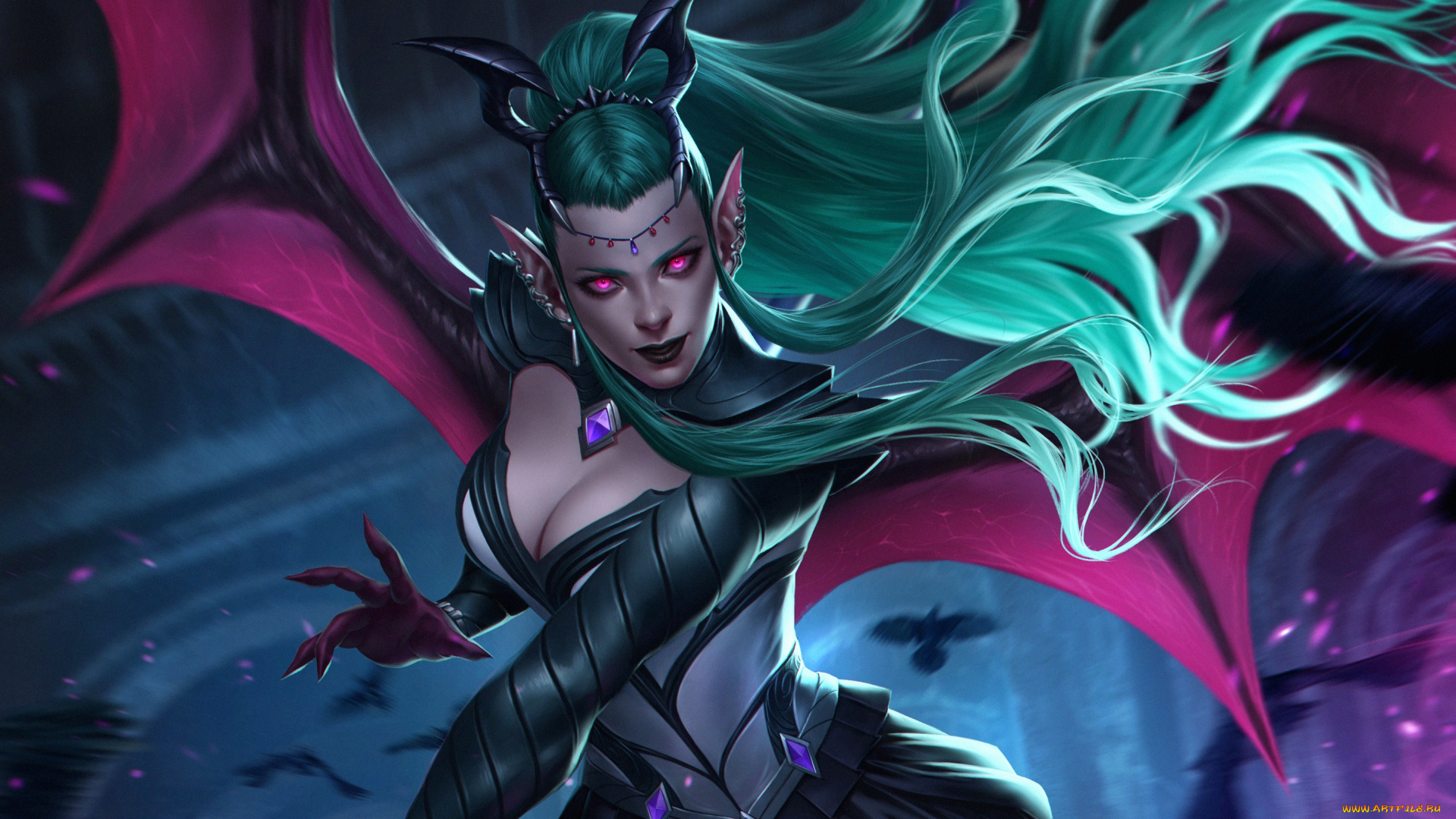 фэнтези, демоны, evelyn