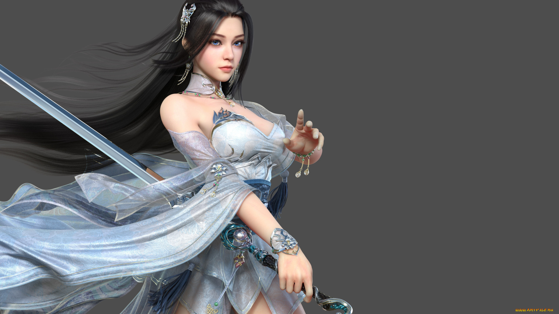 3д, графика, фантазия, , fantasy, девушка