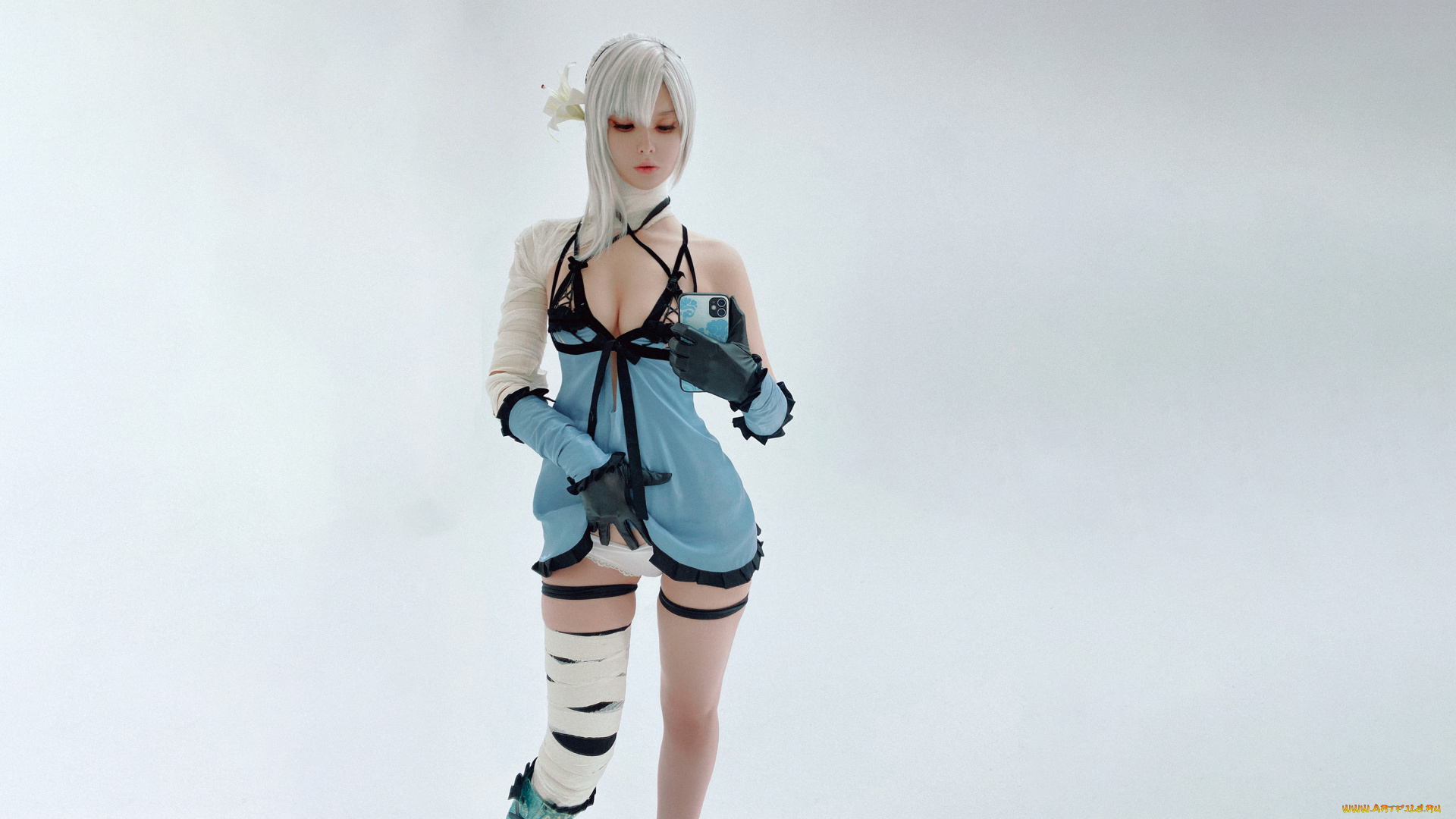 девушки, -, креатив, , косплей, automata, nier, vinnegal