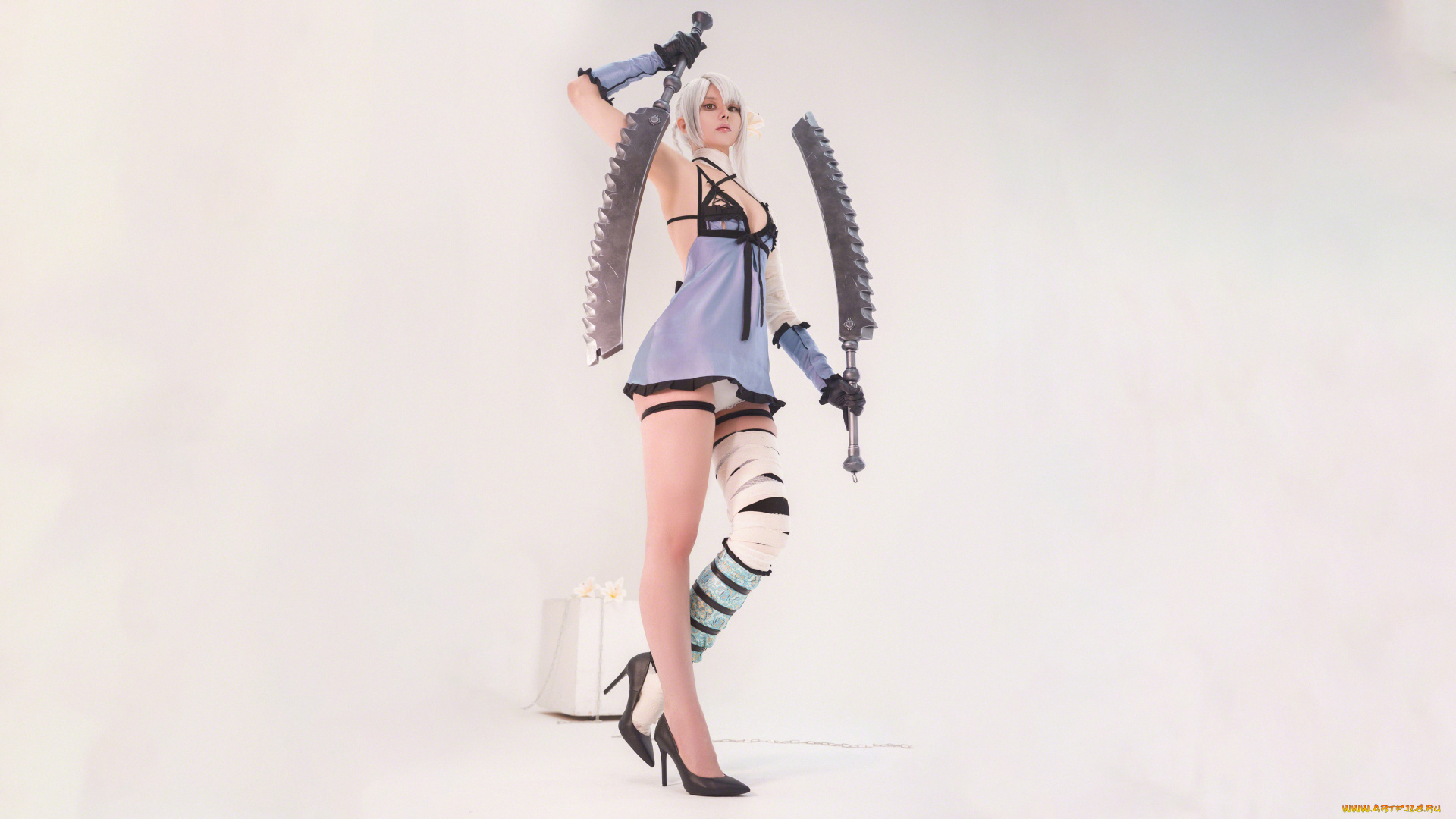 девушки, -, креатив, , косплей, automata, nier, vinnegal