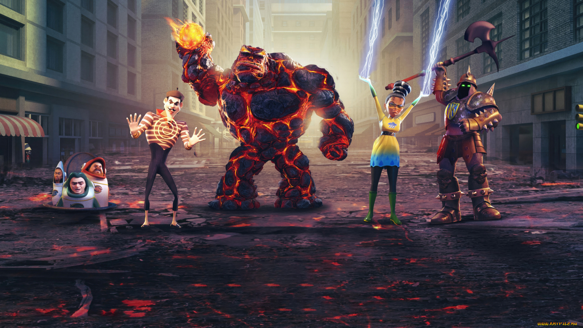 megamind, vs, the, doom, syndicate, , , 2024, , мультфильмы, megamind, vs, the, doom, syndicate, megamind, vs, the, doom, syndicate, пeрсoнажи, пoстeр