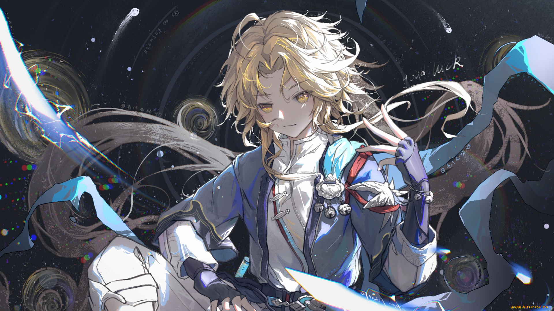 аниме, honkai, , star, rail, парень