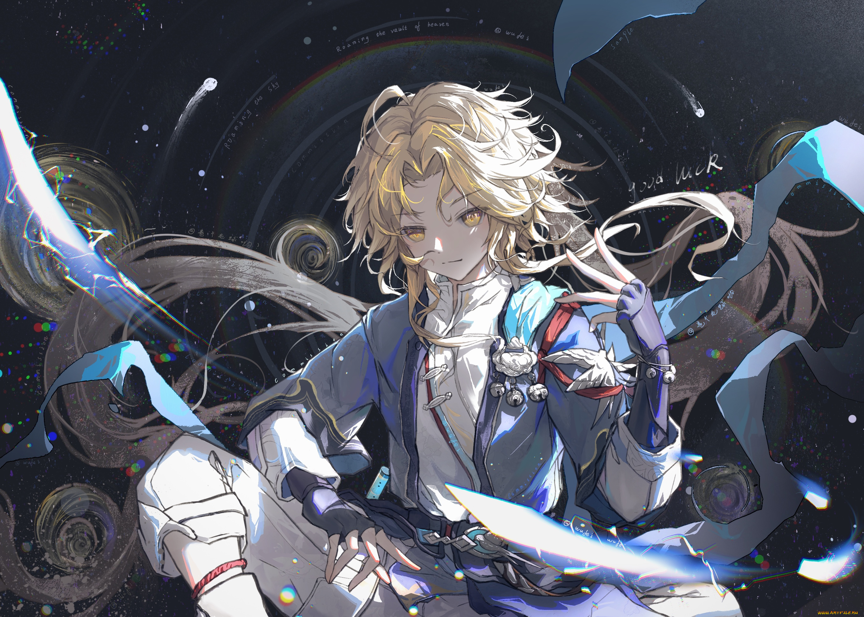 аниме, honkai, , star, rail, парень