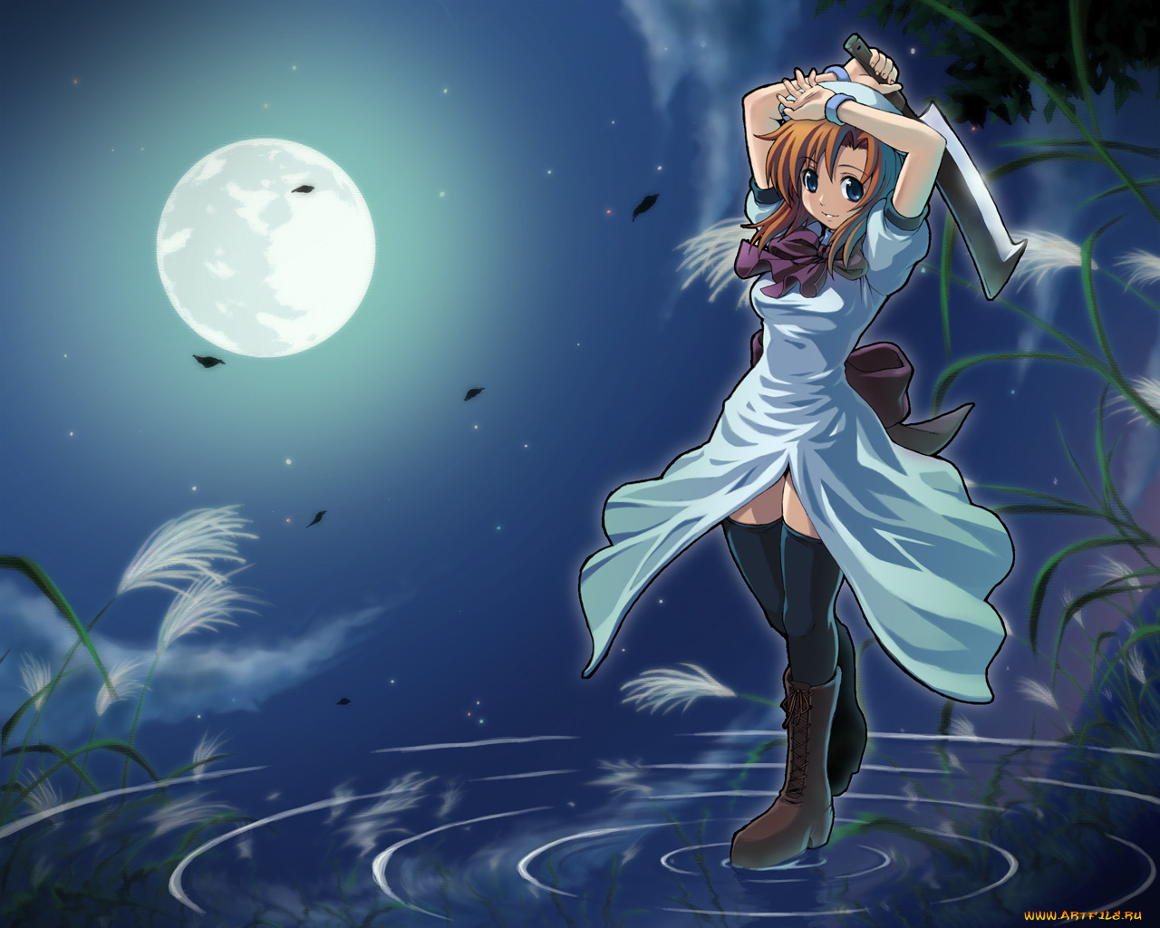 higurashi, no, naku, koro, ni, аниме, ryuuguu, rena