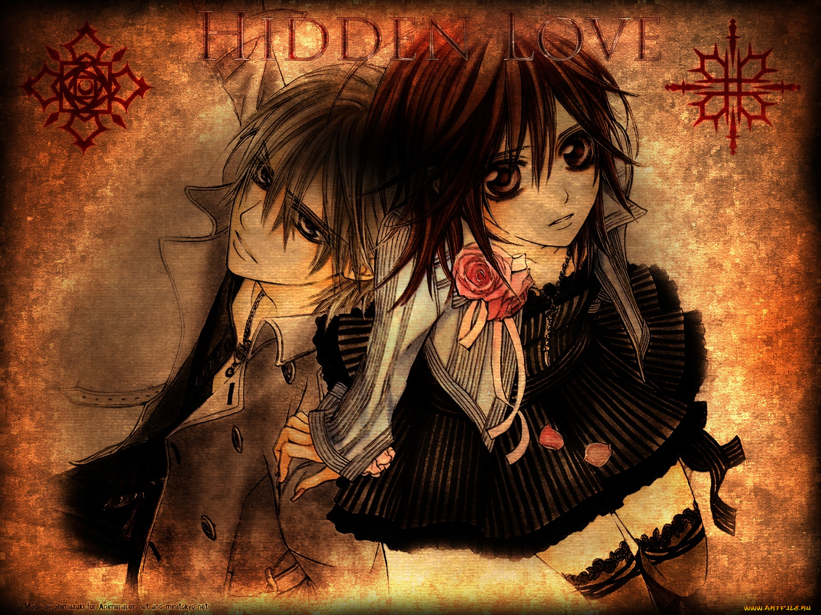 аниме, vampire, knight