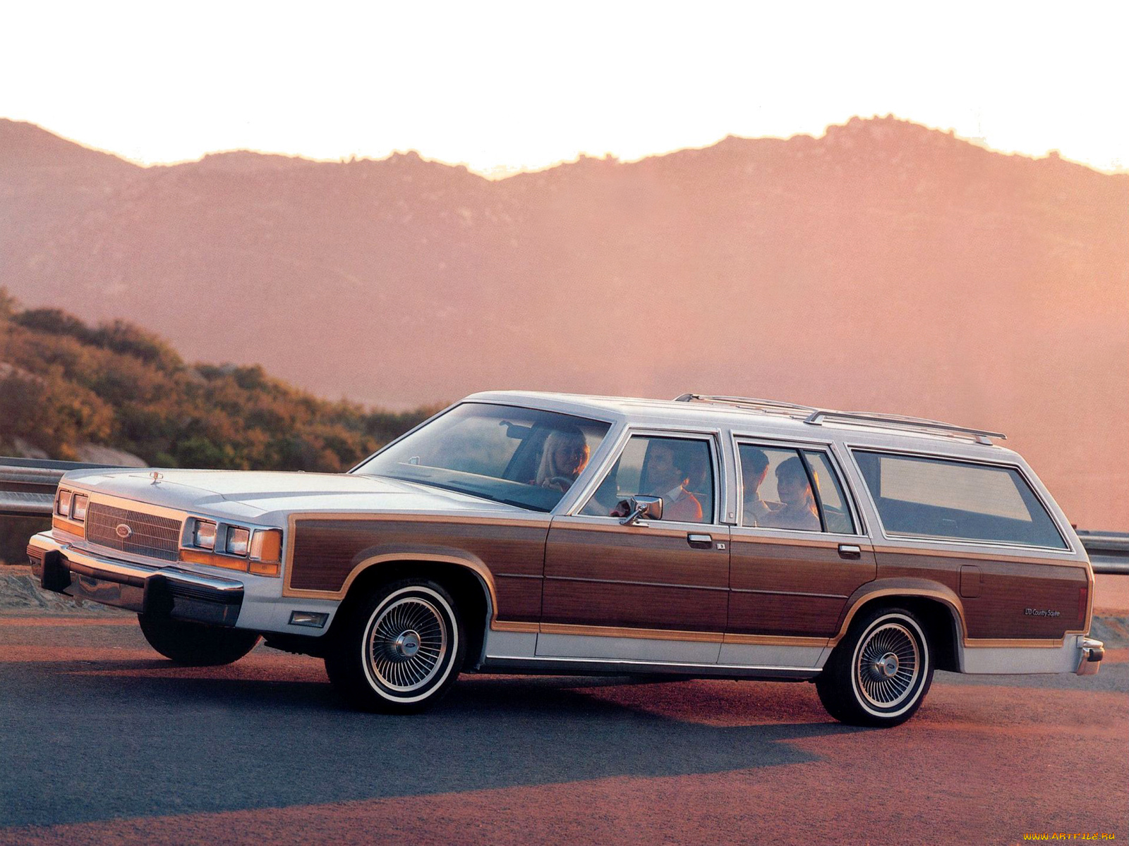 ford, ltd, country, squire, station, wagon, автомобили