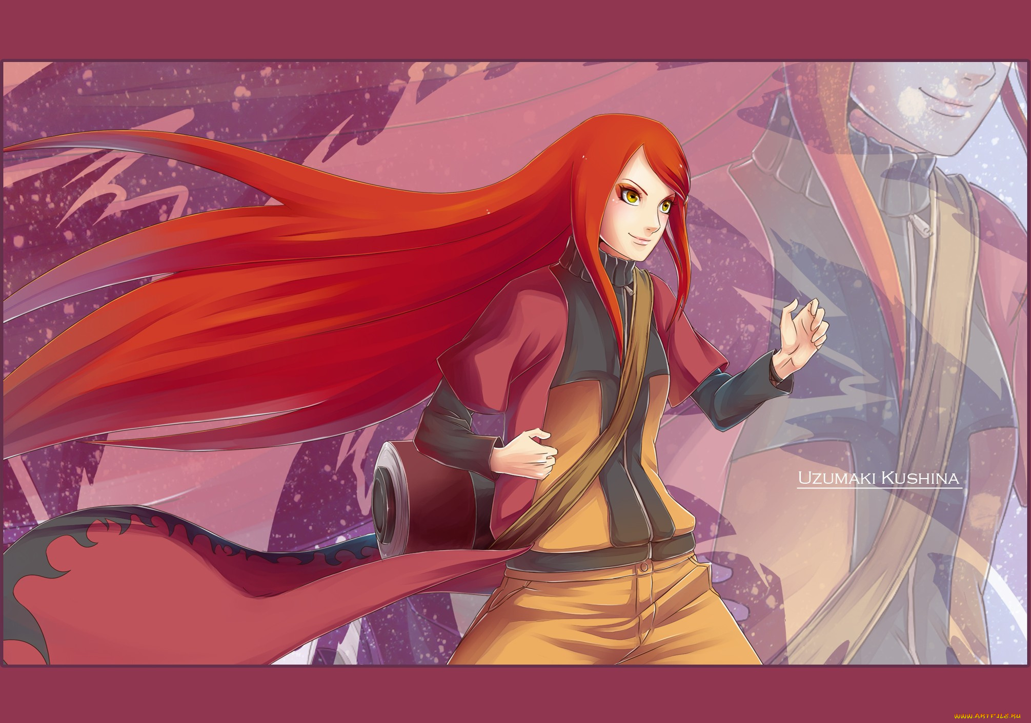 uzumaki, kushina, аниме, naruto