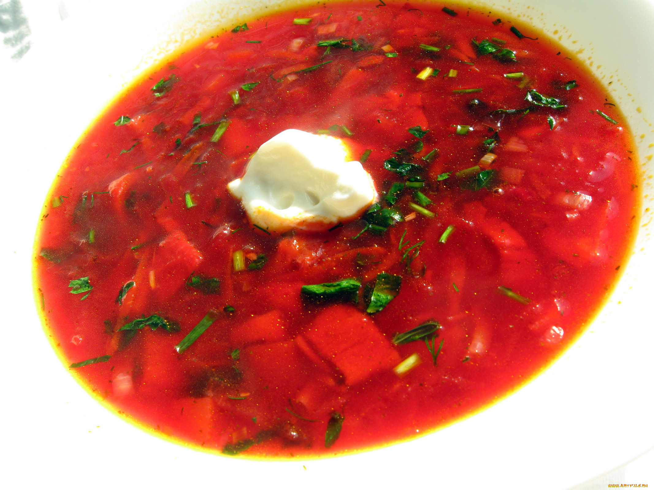 автор, varvarra, еда, первые, блюда, сметана, борщ, зелень