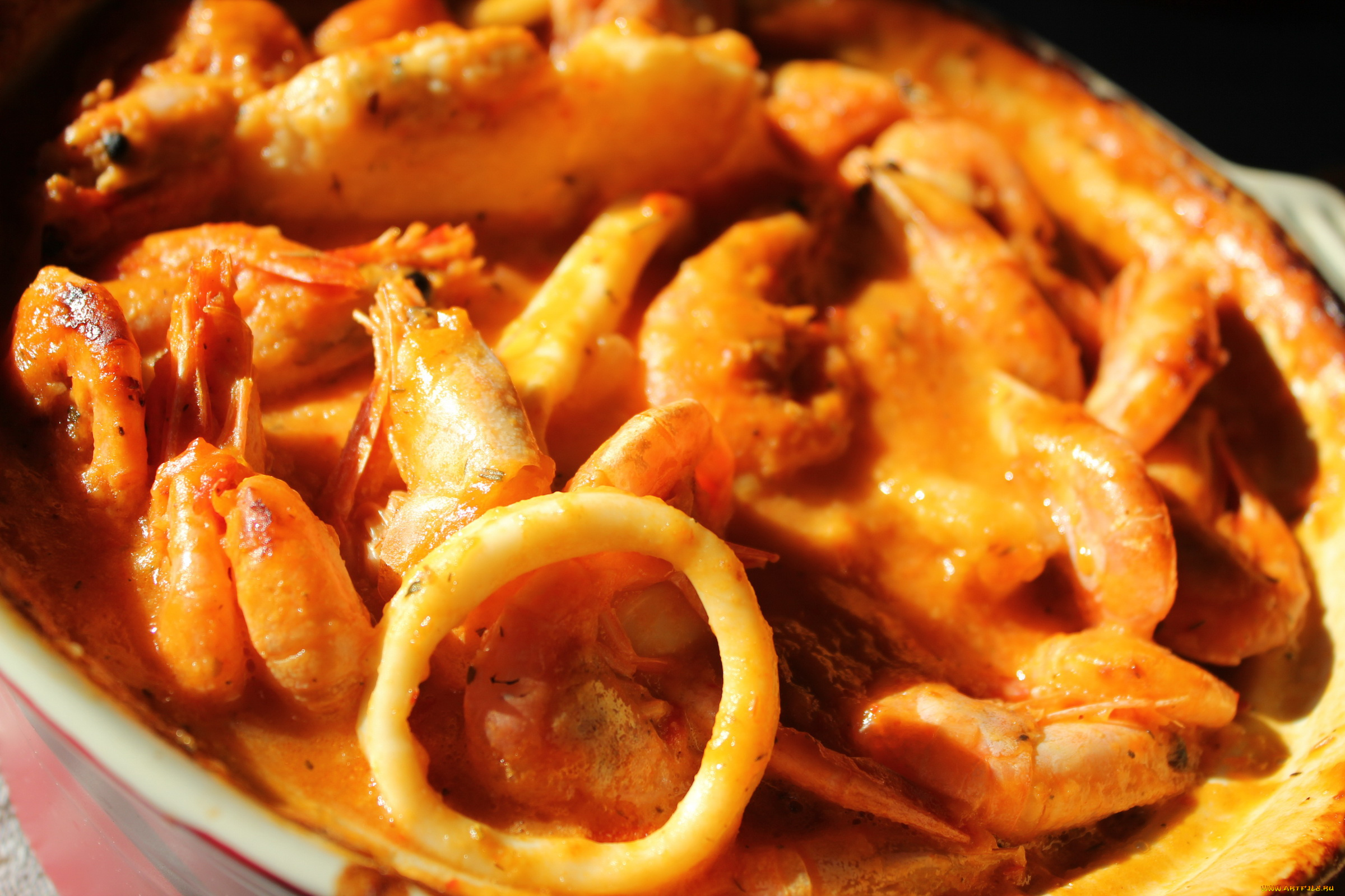 автор, varvarra, еда, рыбные, блюда, морепродуктами, креветки, кальмары