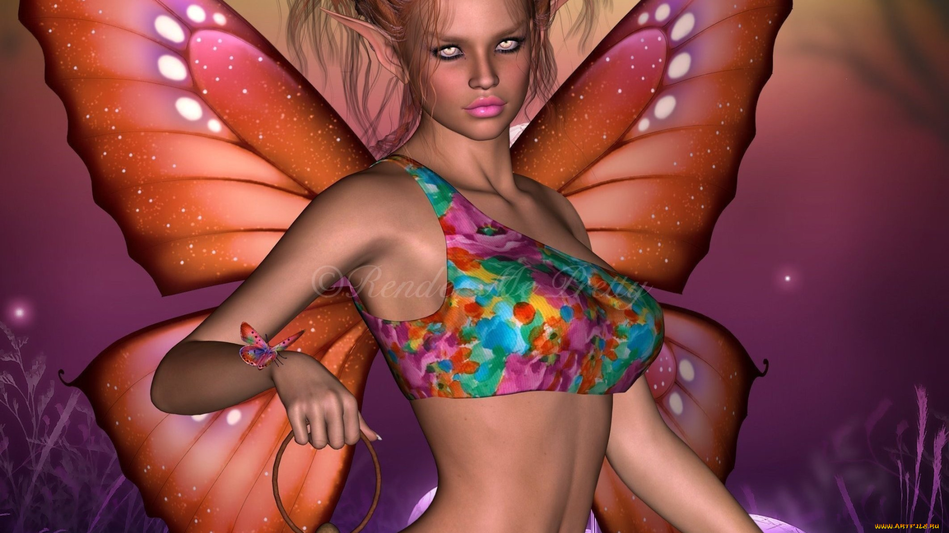 3д, графика, elves, эльфы, where, faeries, camp