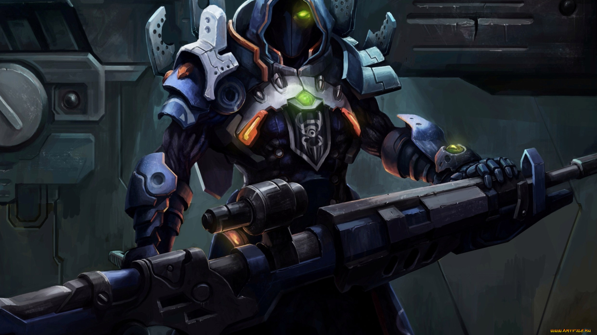 фэнтези, роботы, киборги, механизмы, оружие