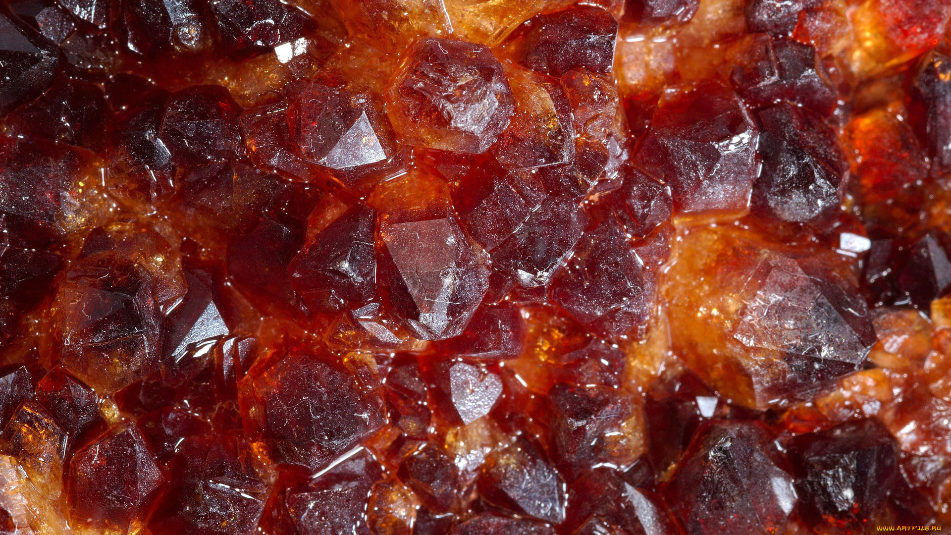 природа, камни, минералы, камень, кристал, красный