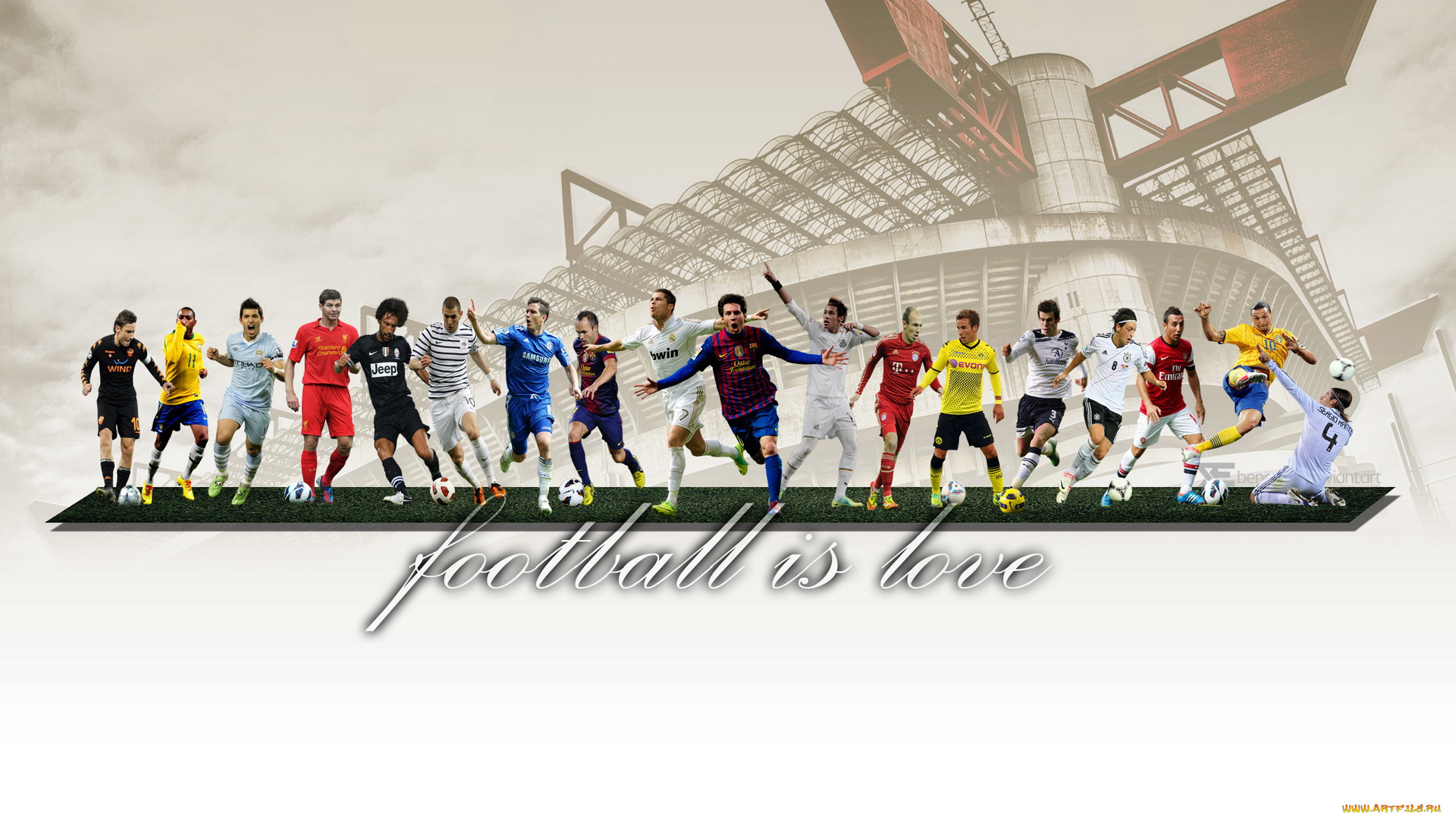 спорт, футбол, игроки, мяч