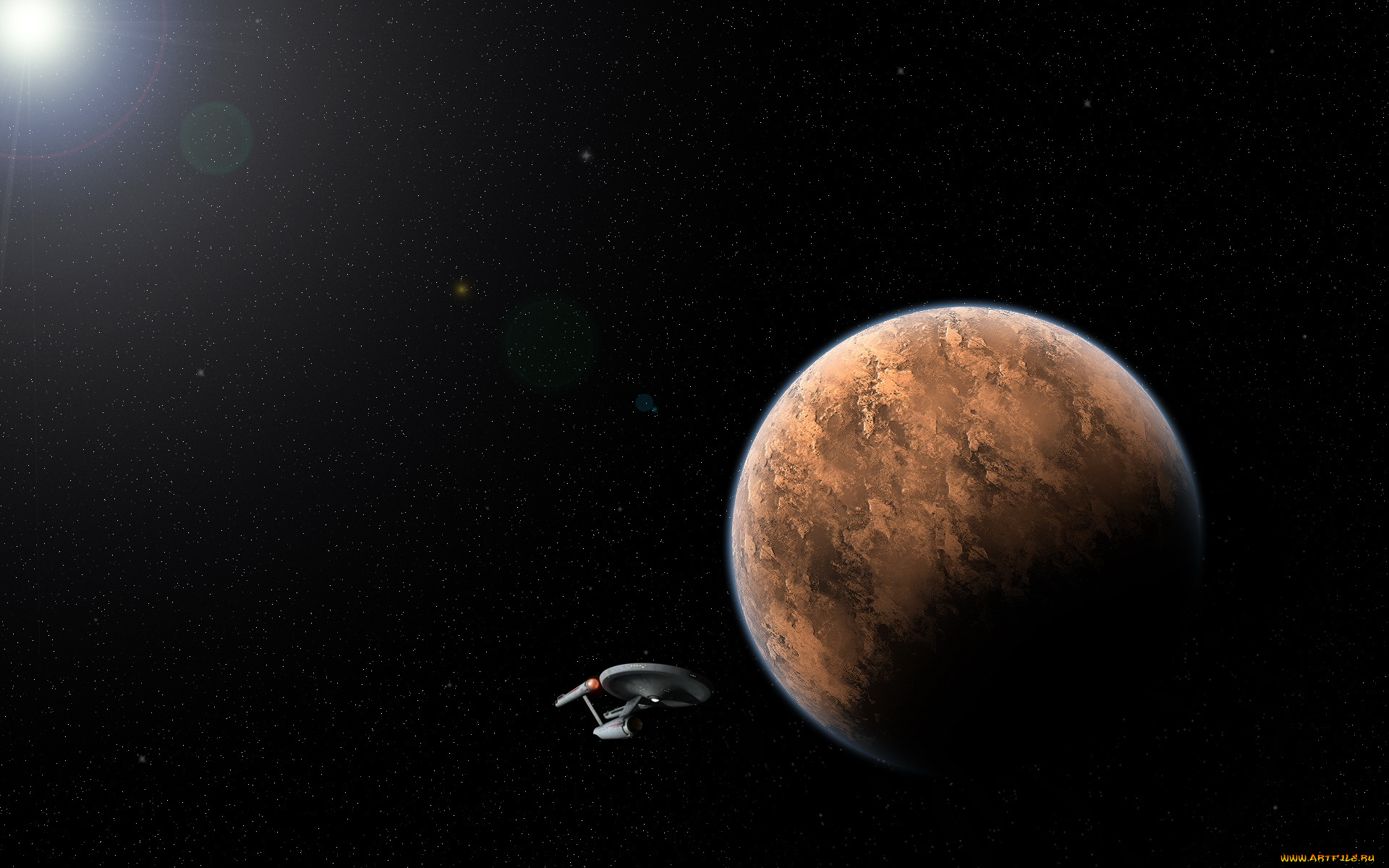 космос, арт, планета