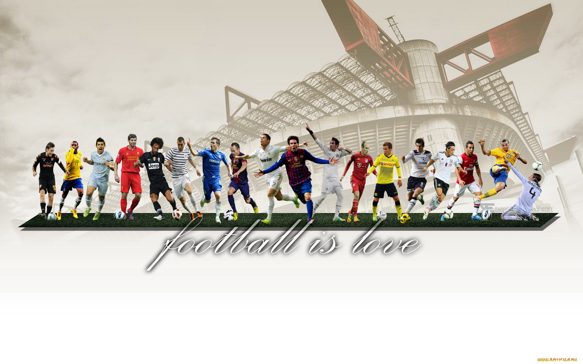 спорт, футбол, игроки, мяч