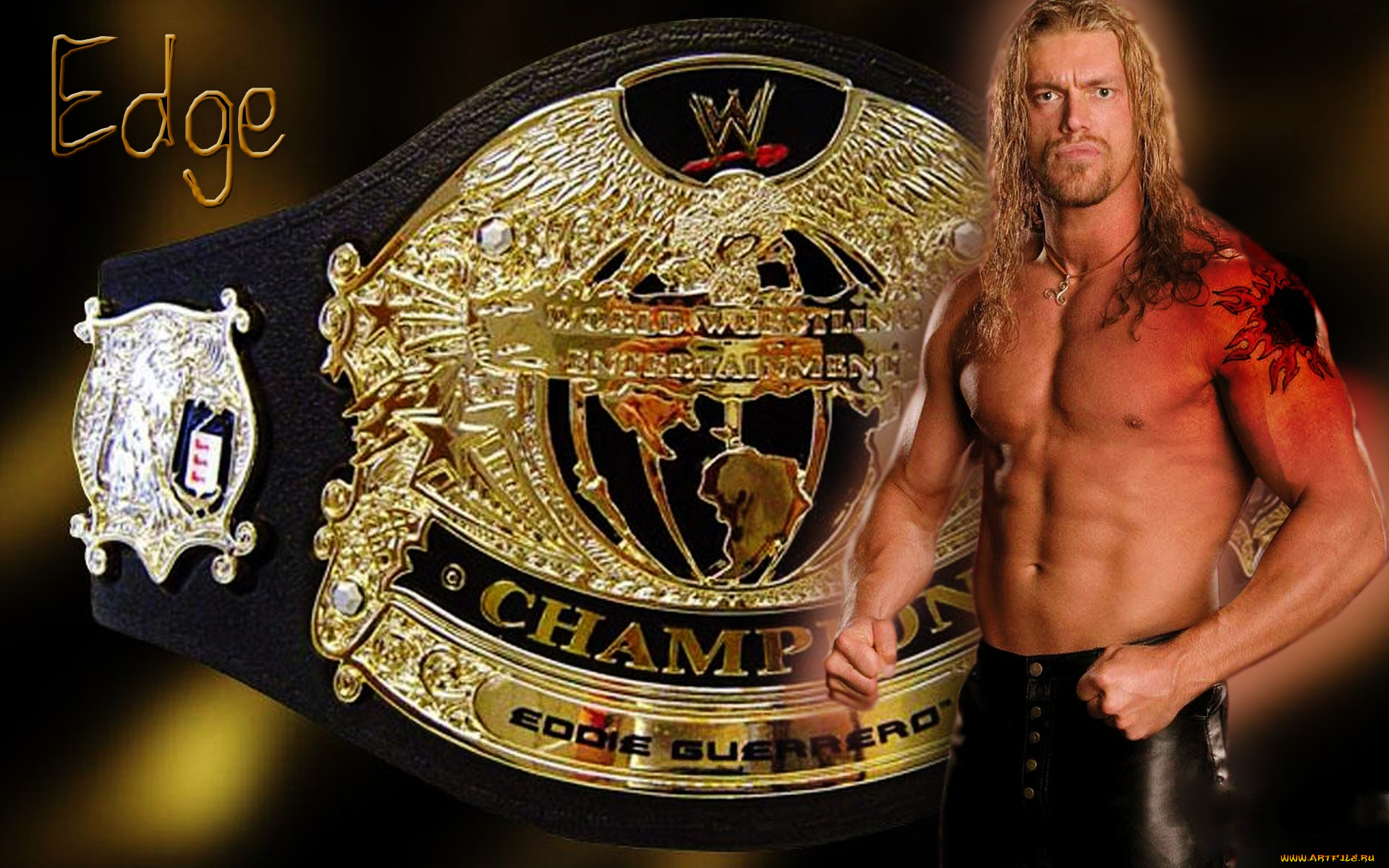 спорт, wwe, мышцы, фигура, реслинг, чемпионский, пояс