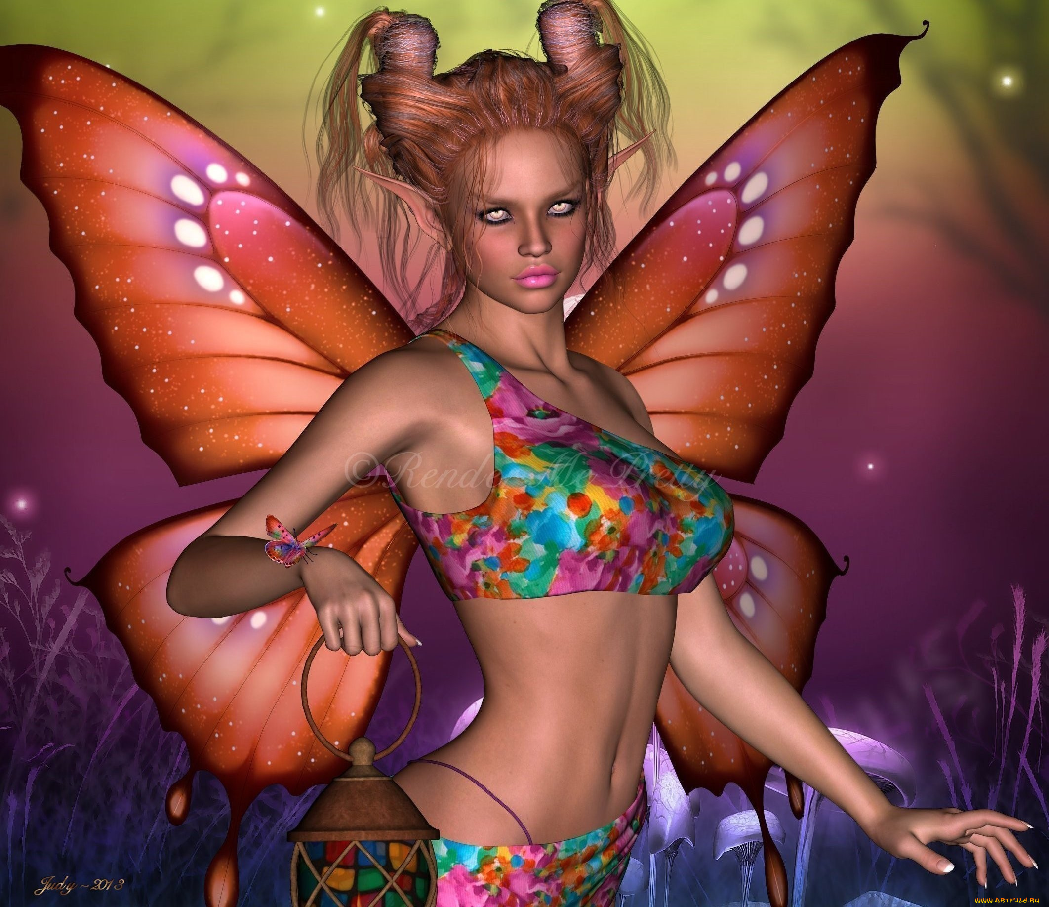 3д, графика, elves, эльфы, where, faeries, camp