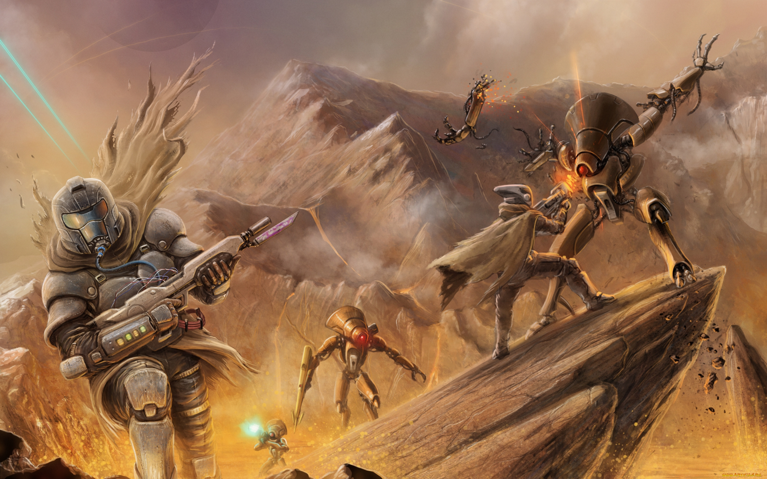 destiny, online, видео, игры, роботы