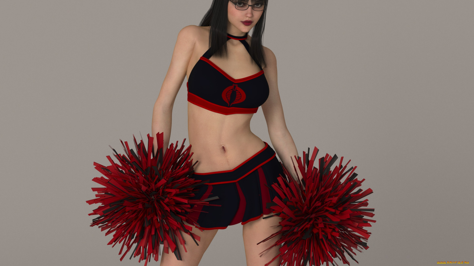 3д, графика, people, , люди, очки, взгляд, девушка