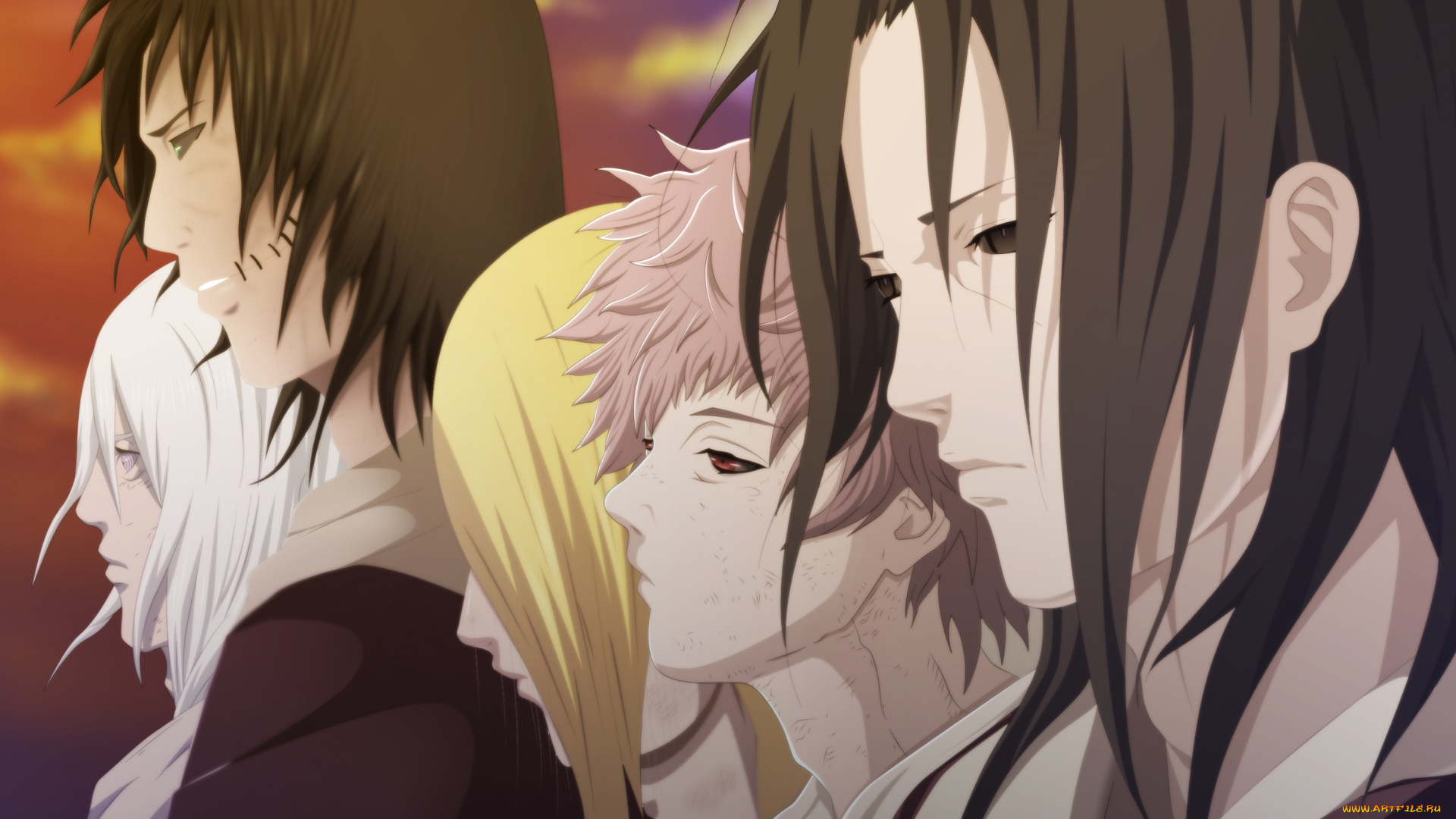 аниме, naruto, персонажи, учиха, итачи, парни, какузу