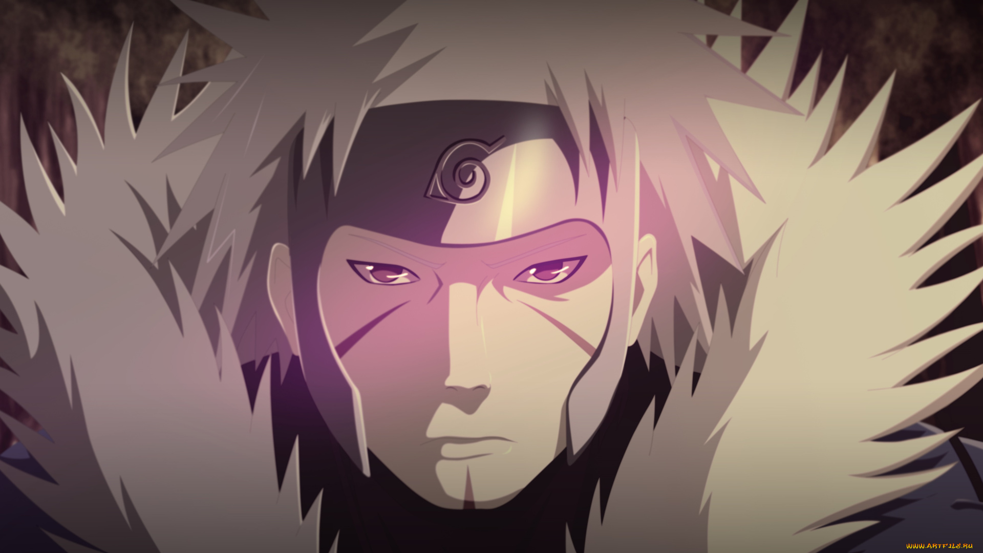 аниме, naruto, второй, хокаге, взгляд