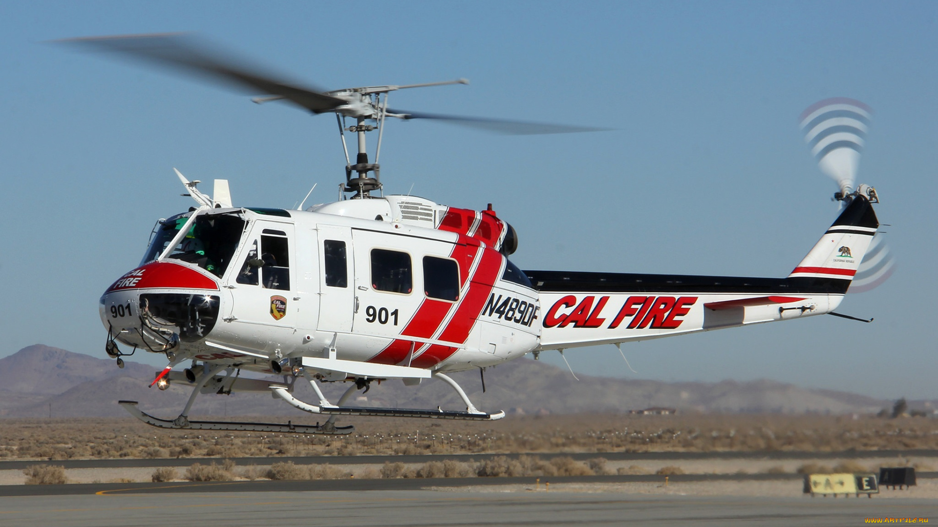 авиация, вертолёты, взлёт, вертолёт, пожарный