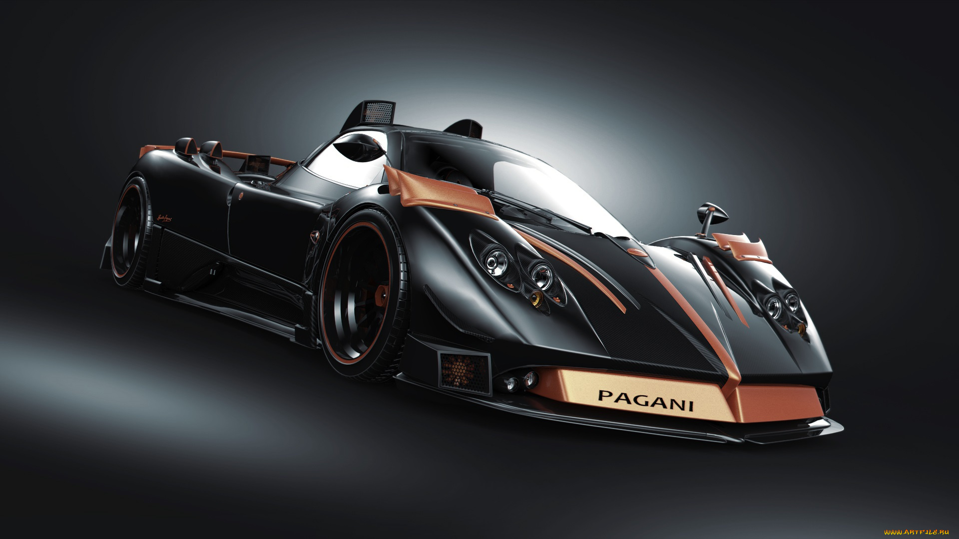 автомобили, 3д, super, cinque, tuned, zonda, pagani