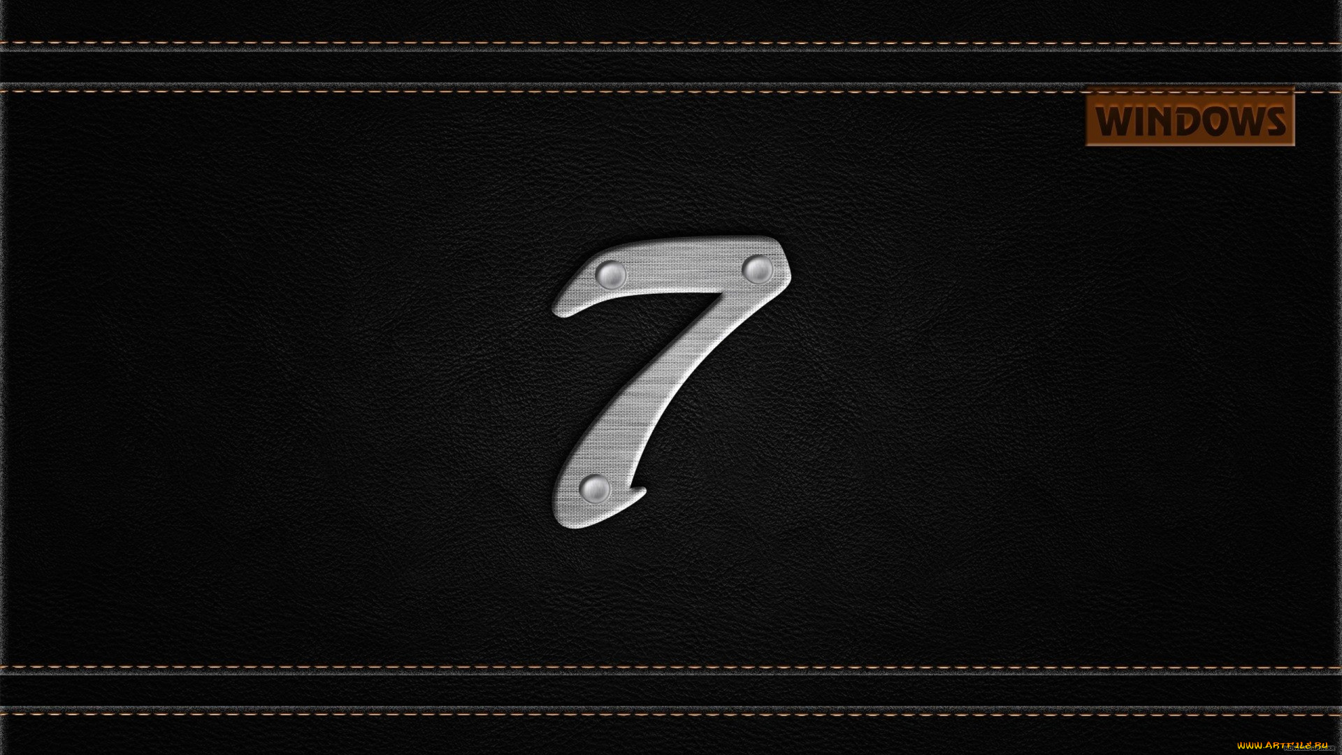 компьютеры, windows, 7, , vienna, цифра, швы, фон, логотип