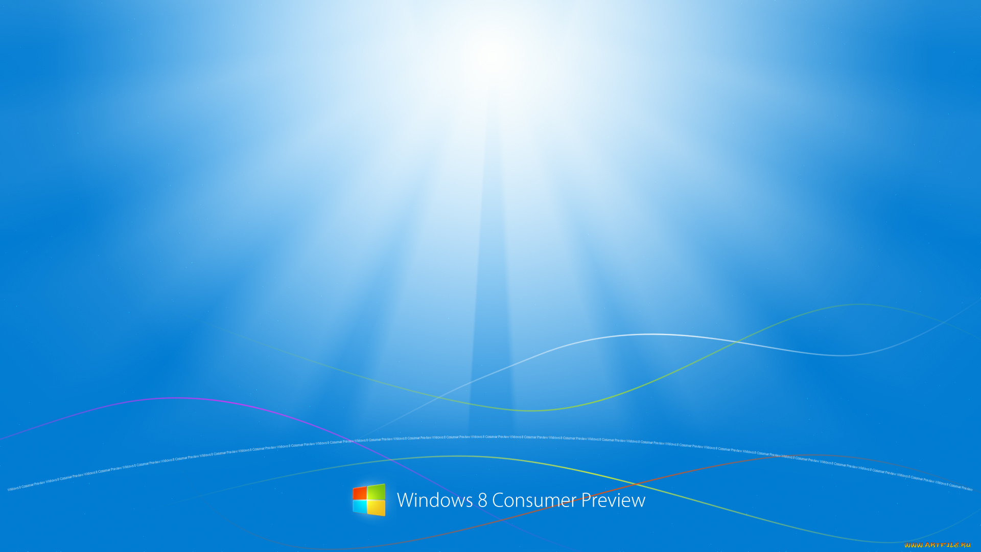 компьютеры, windows, 8, фон, логотип, лучи