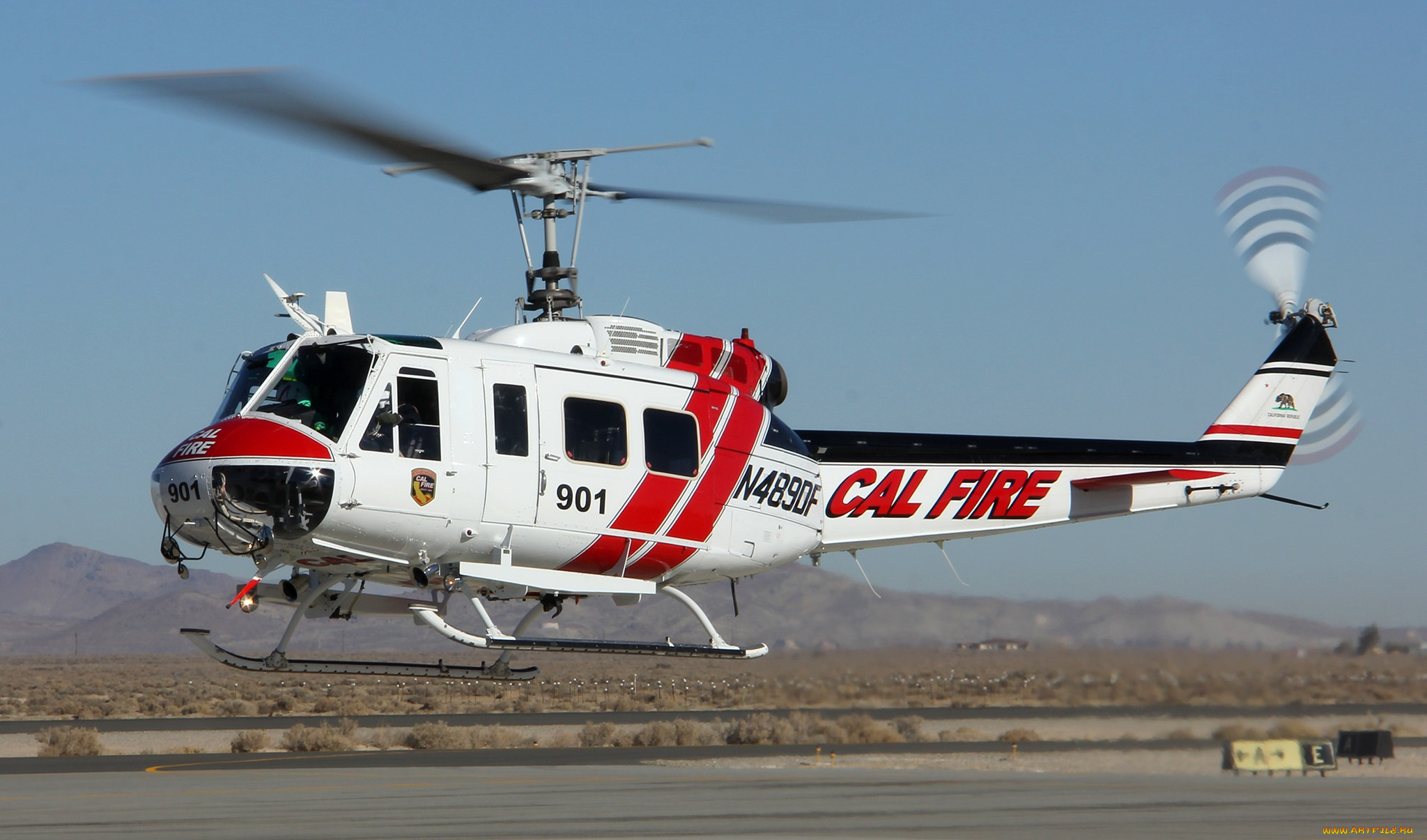 авиация, вертолёты, взлёт, вертолёт, пожарный