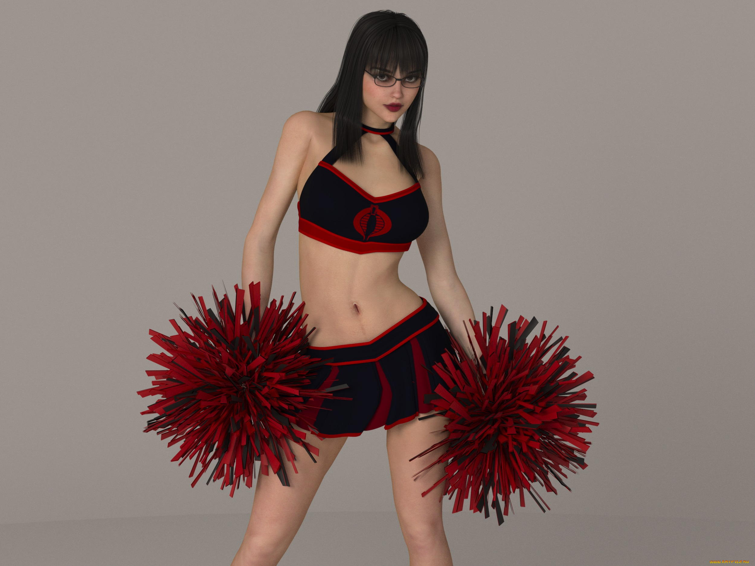 3д, графика, people, , люди, очки, взгляд, девушка