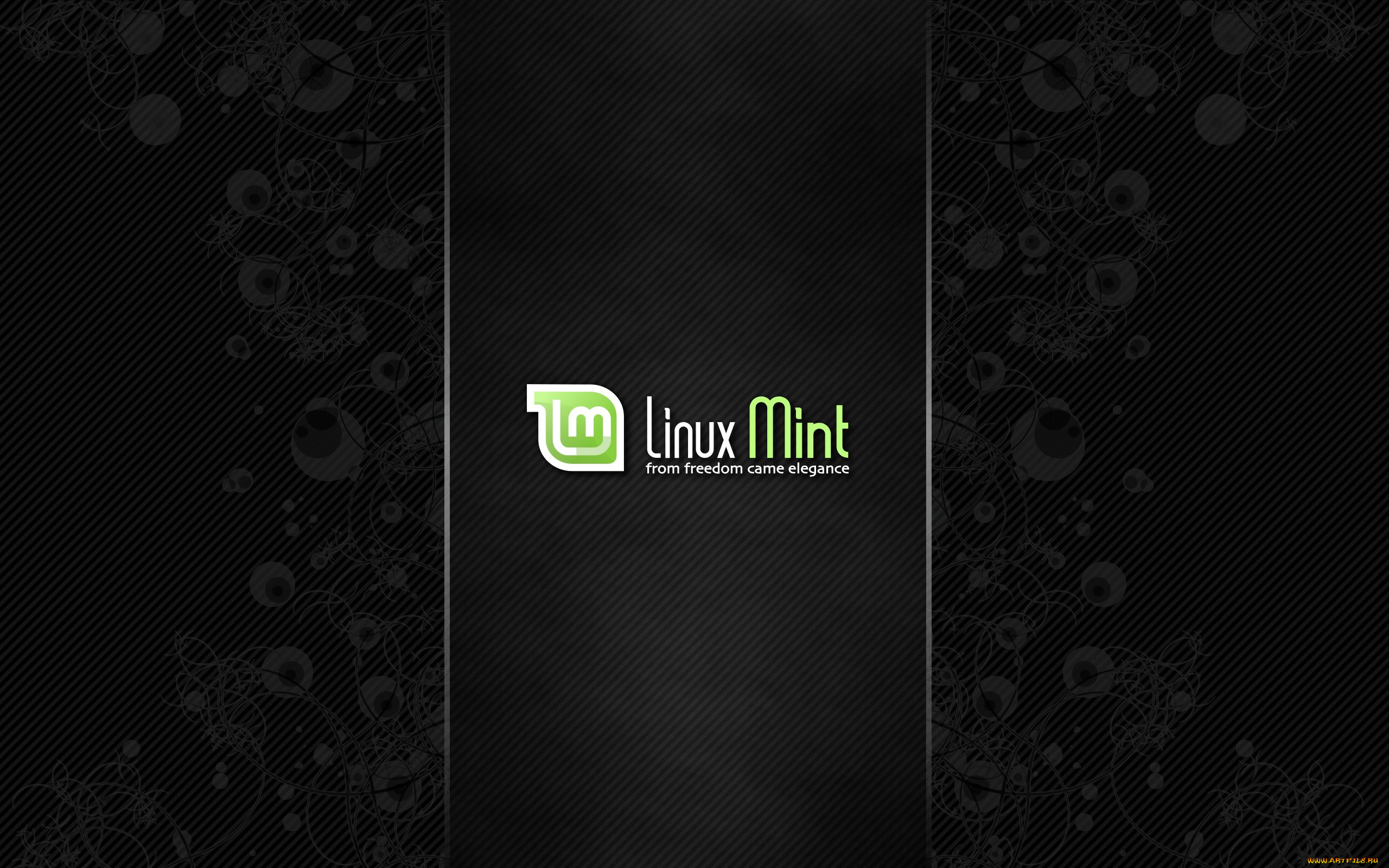 компьютеры, linux, логотип, фон